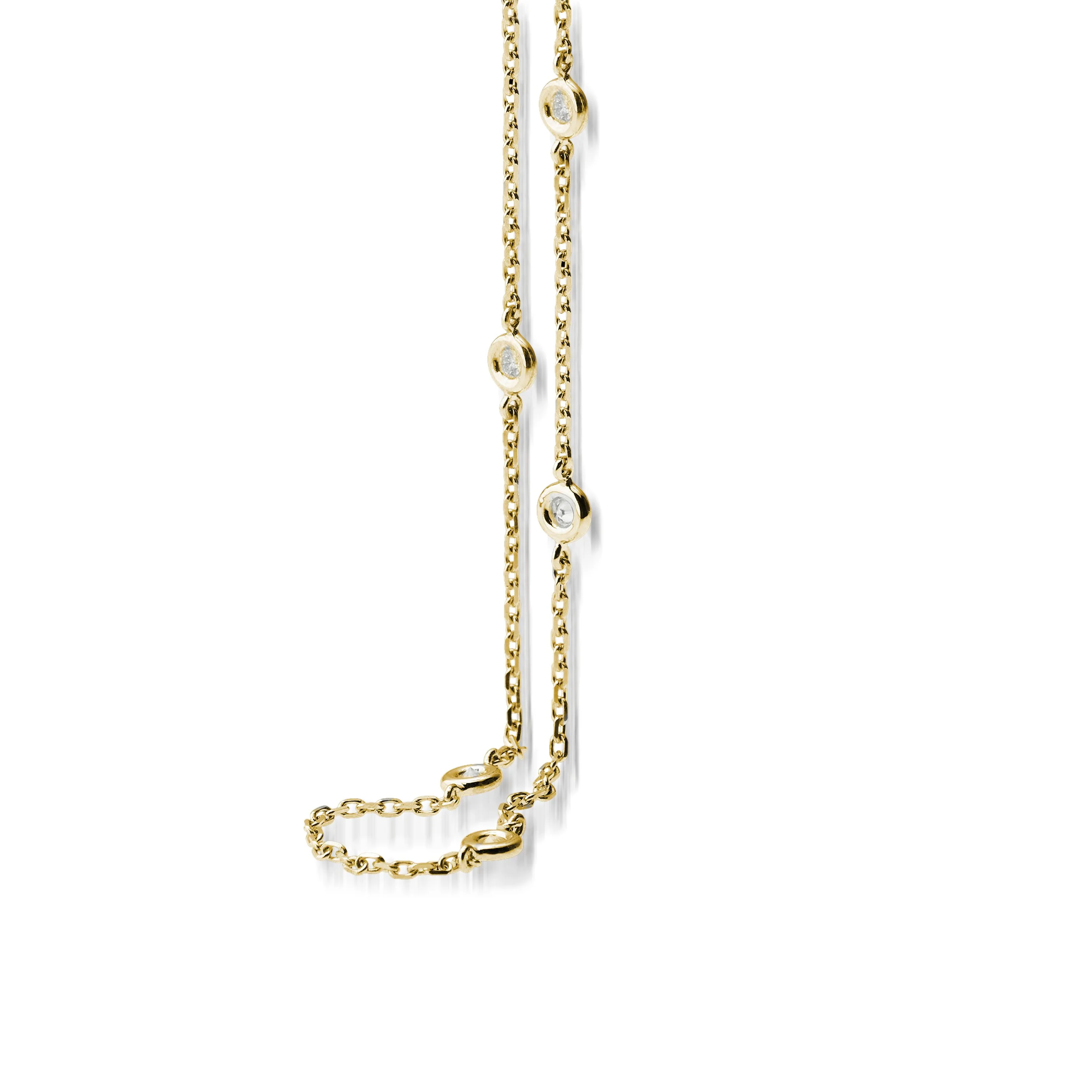 Paloma Confetti 20" Diamond Station Necklace - Image 3