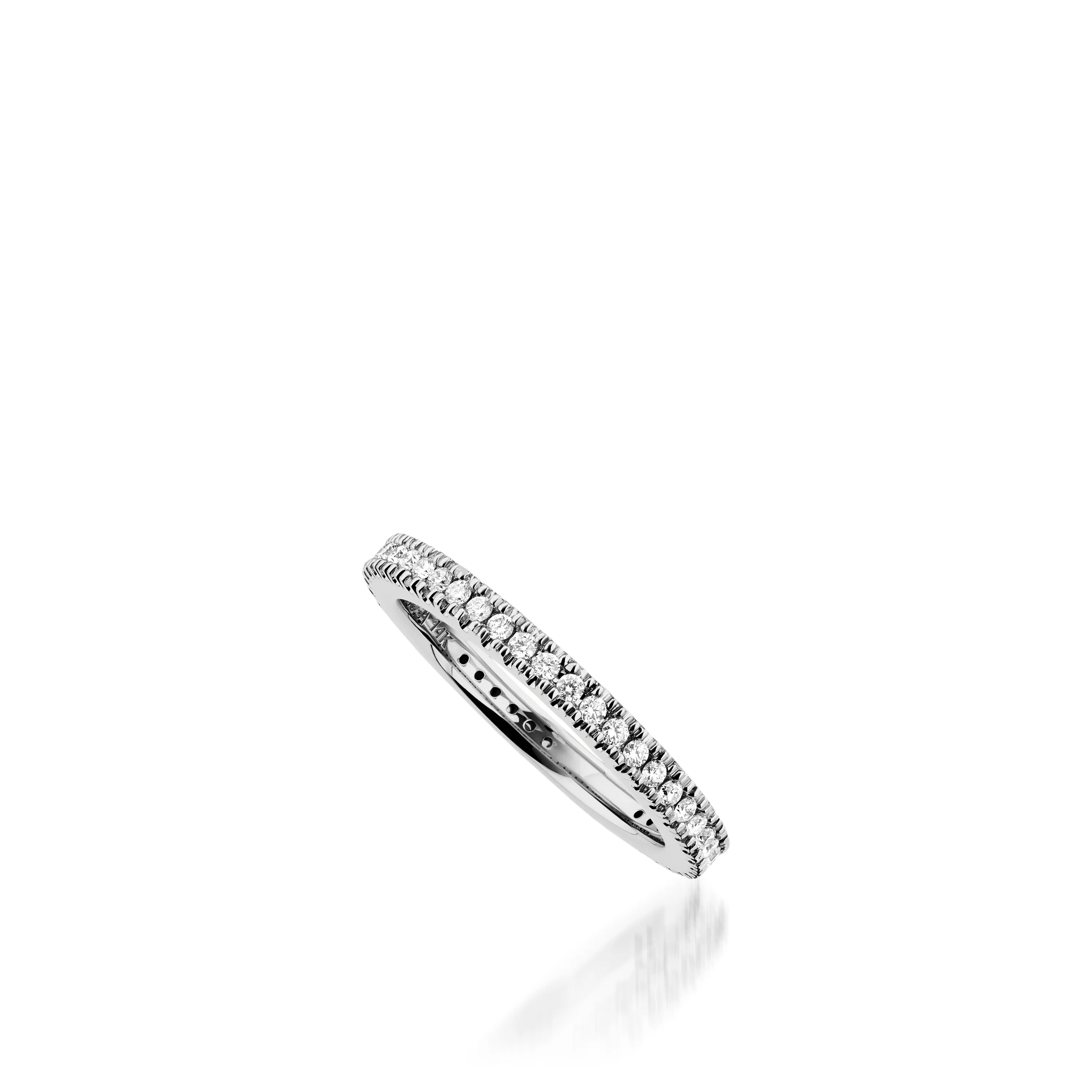 Essence Oval White Gold Engagement Ring - Image 5