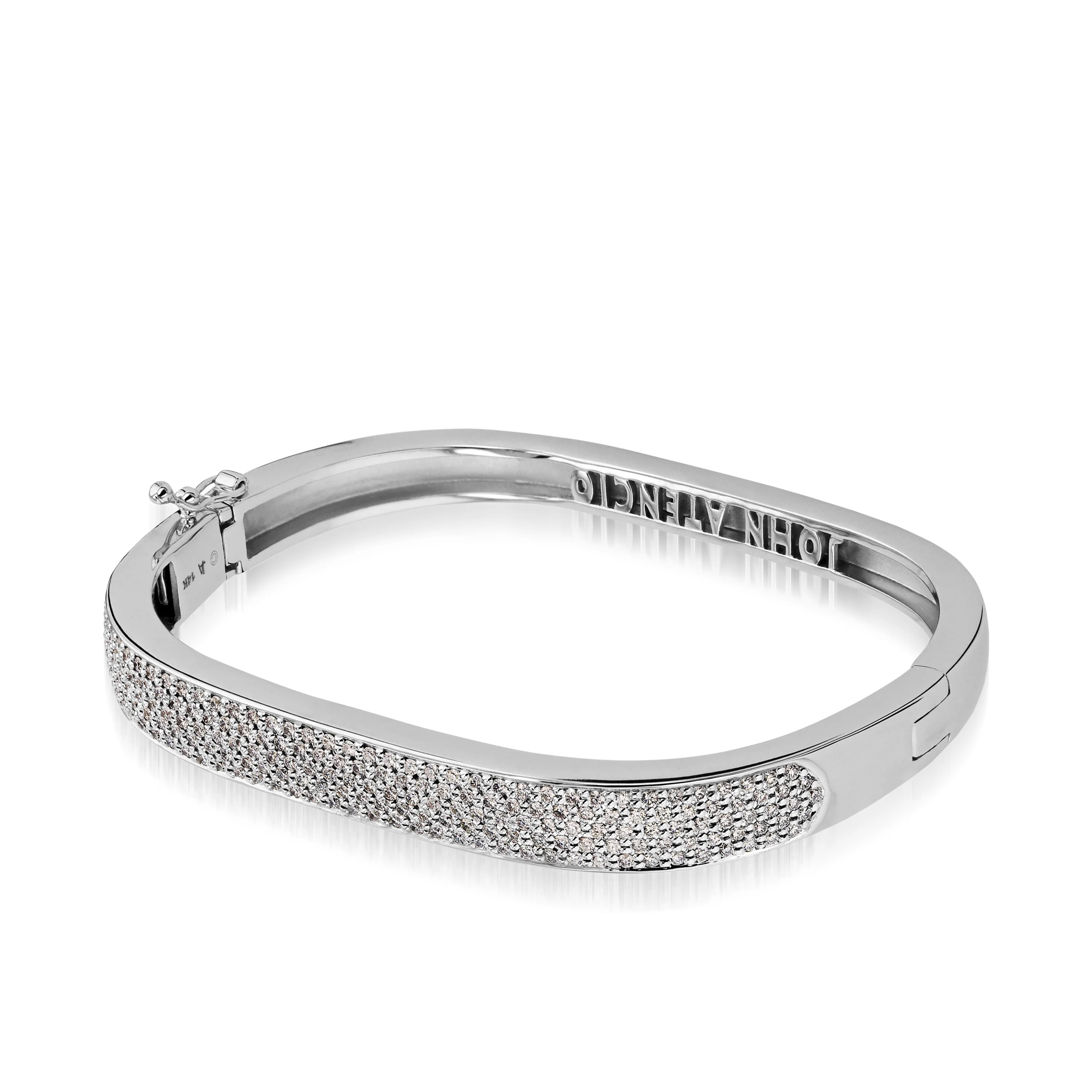 Essence Five-Row Pave Diamond Bracelet - Image 3
