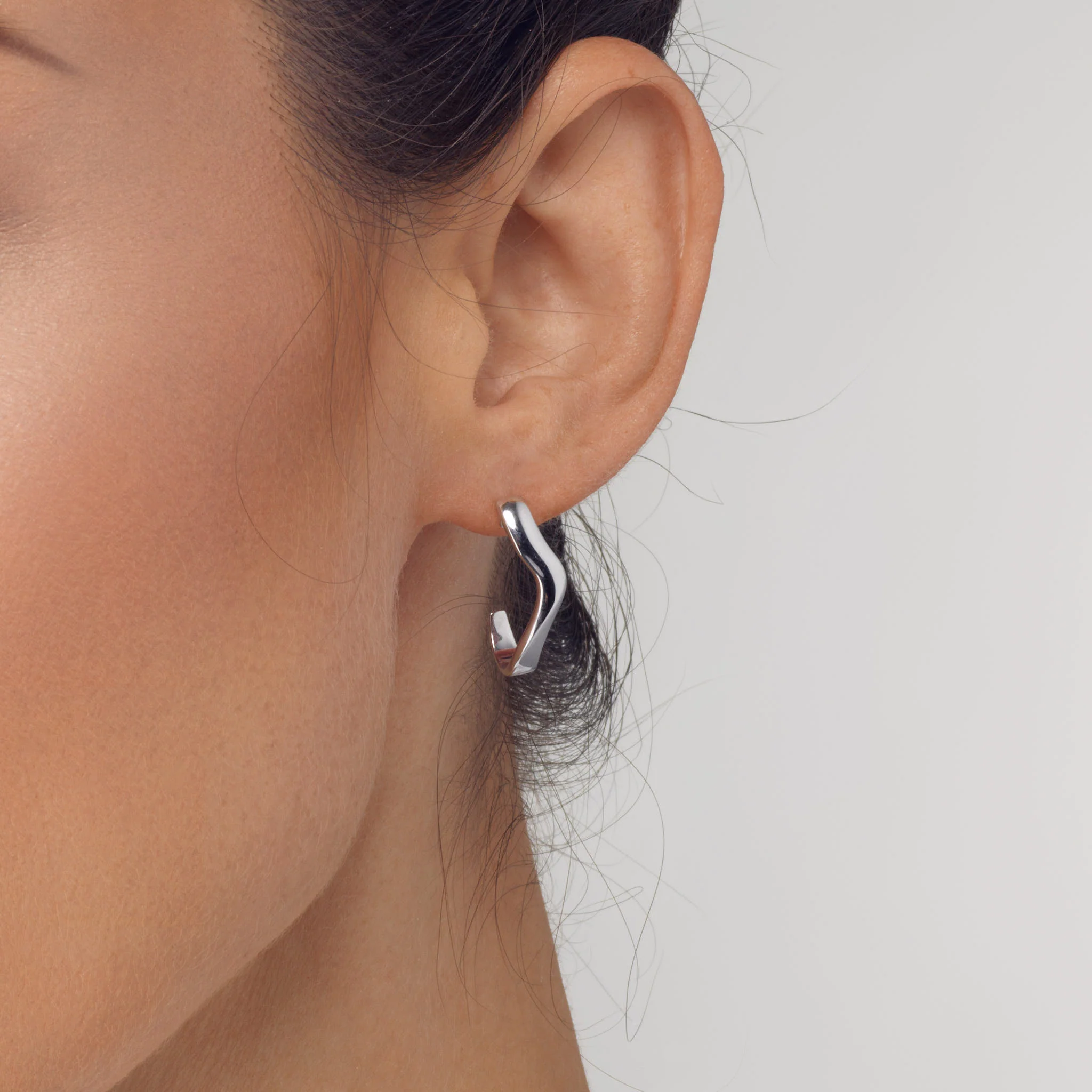 Dallas Small Hoop Earrings - Image 4