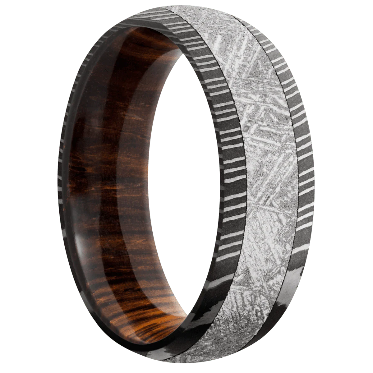Damascus + Acid Finish + Cocobolo