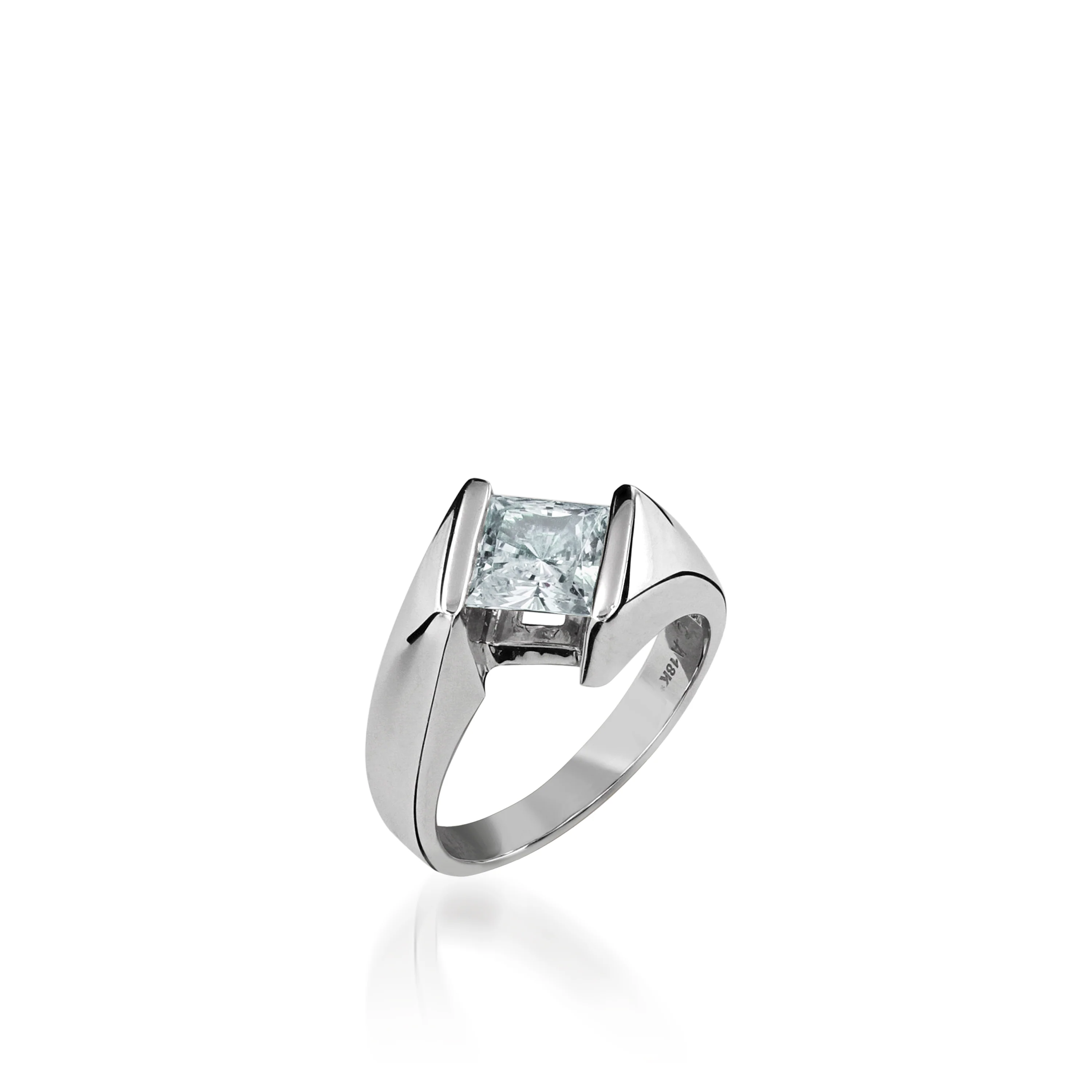 Decision White Gold Engagement Ring - Image 2