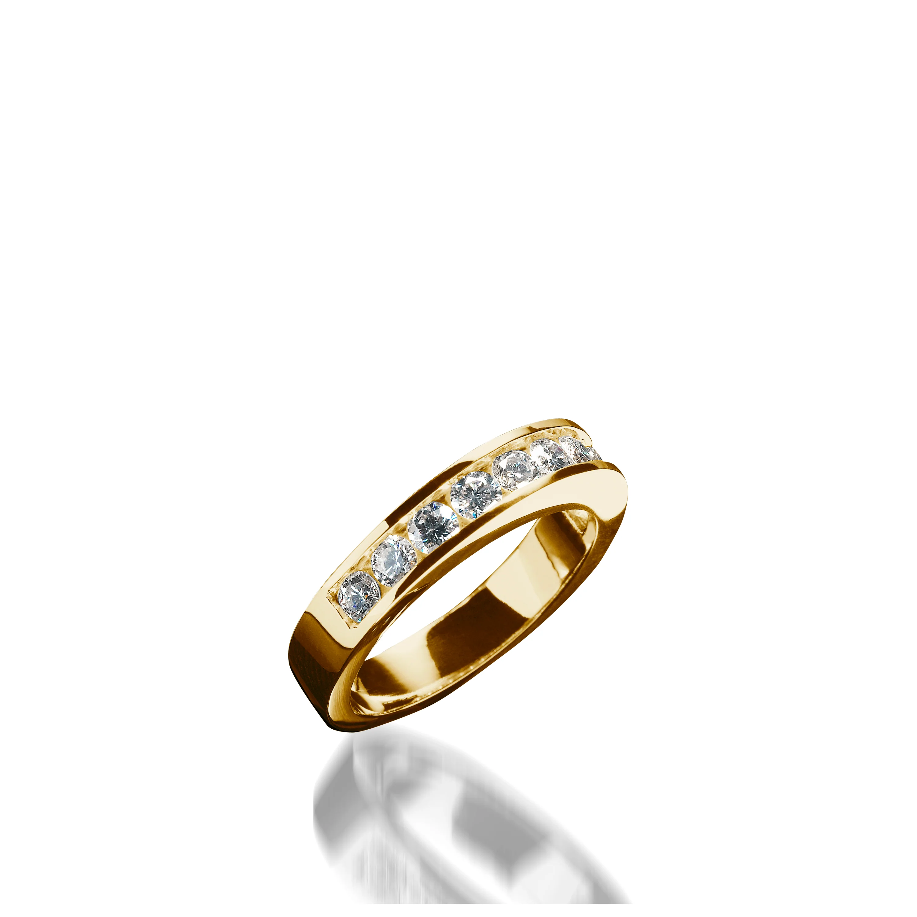 Delicia Yellow Gold Engagement Ring - Image 5
