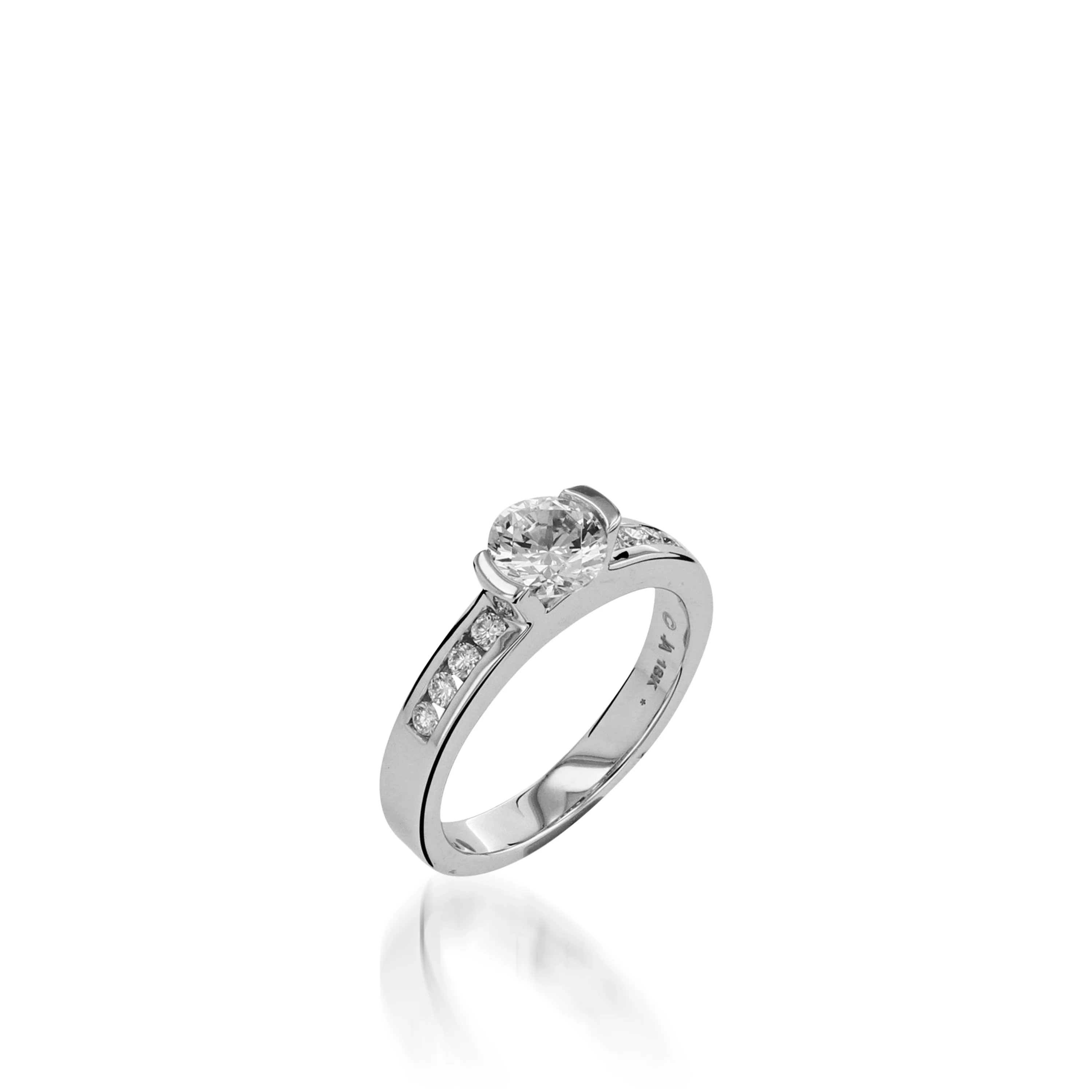 Delicia Yellow Gold Engagement Ring - Image 6