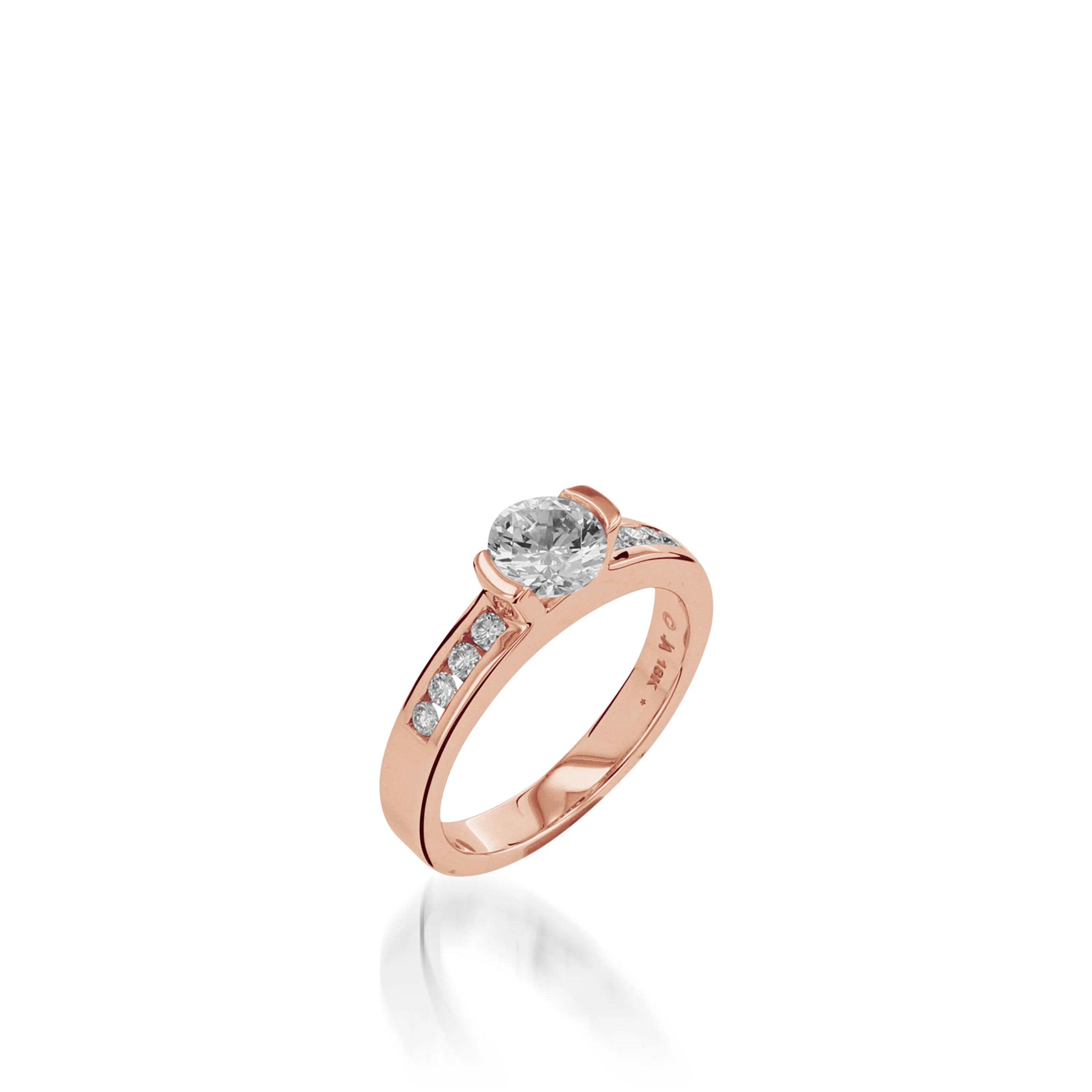 Delicia Yellow Gold Engagement Ring - Image 7