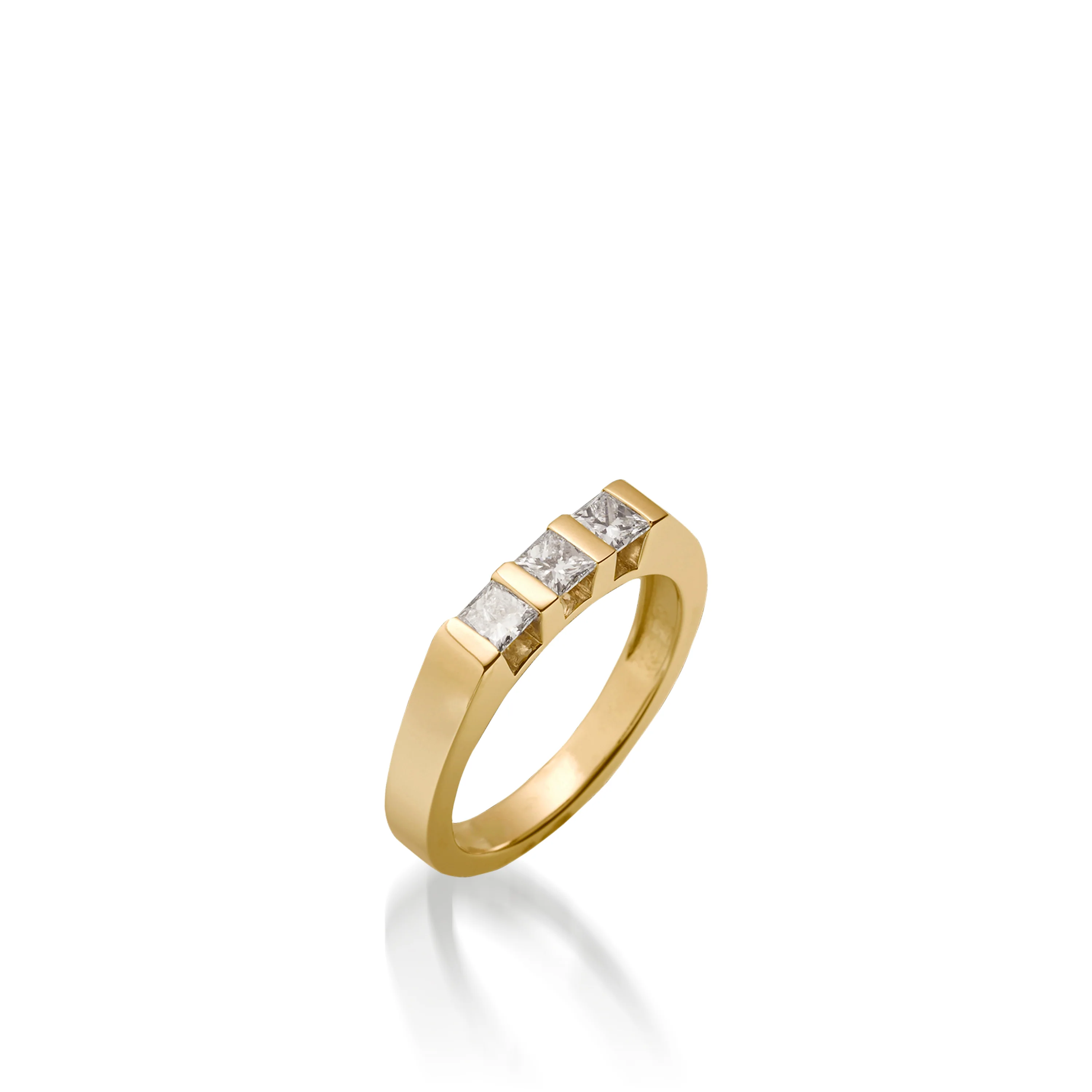 Devotion Three-Stone Diamond Ring - Image 3