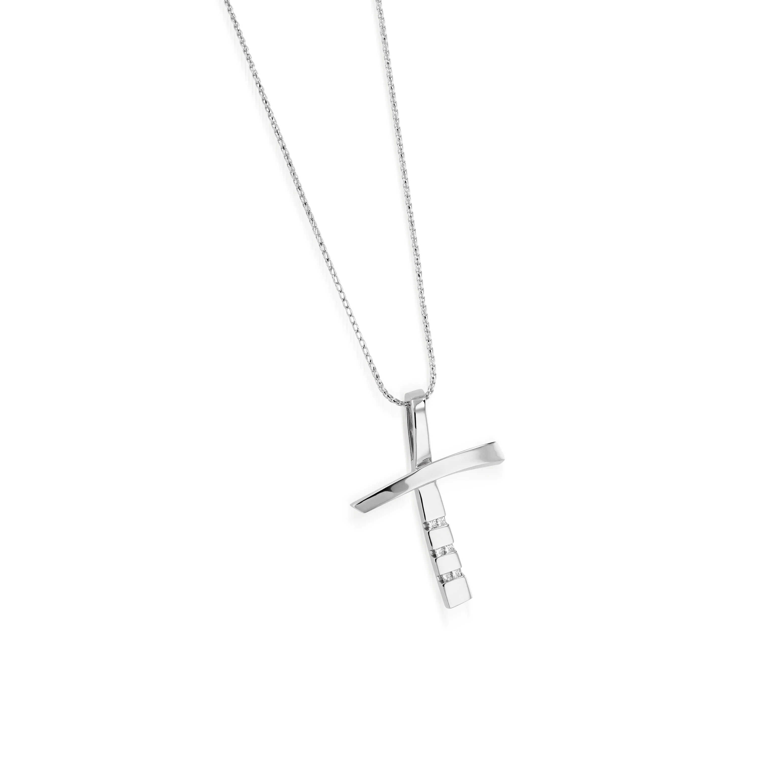Devotion Diamond Cross Medallion Pendant - Image 3