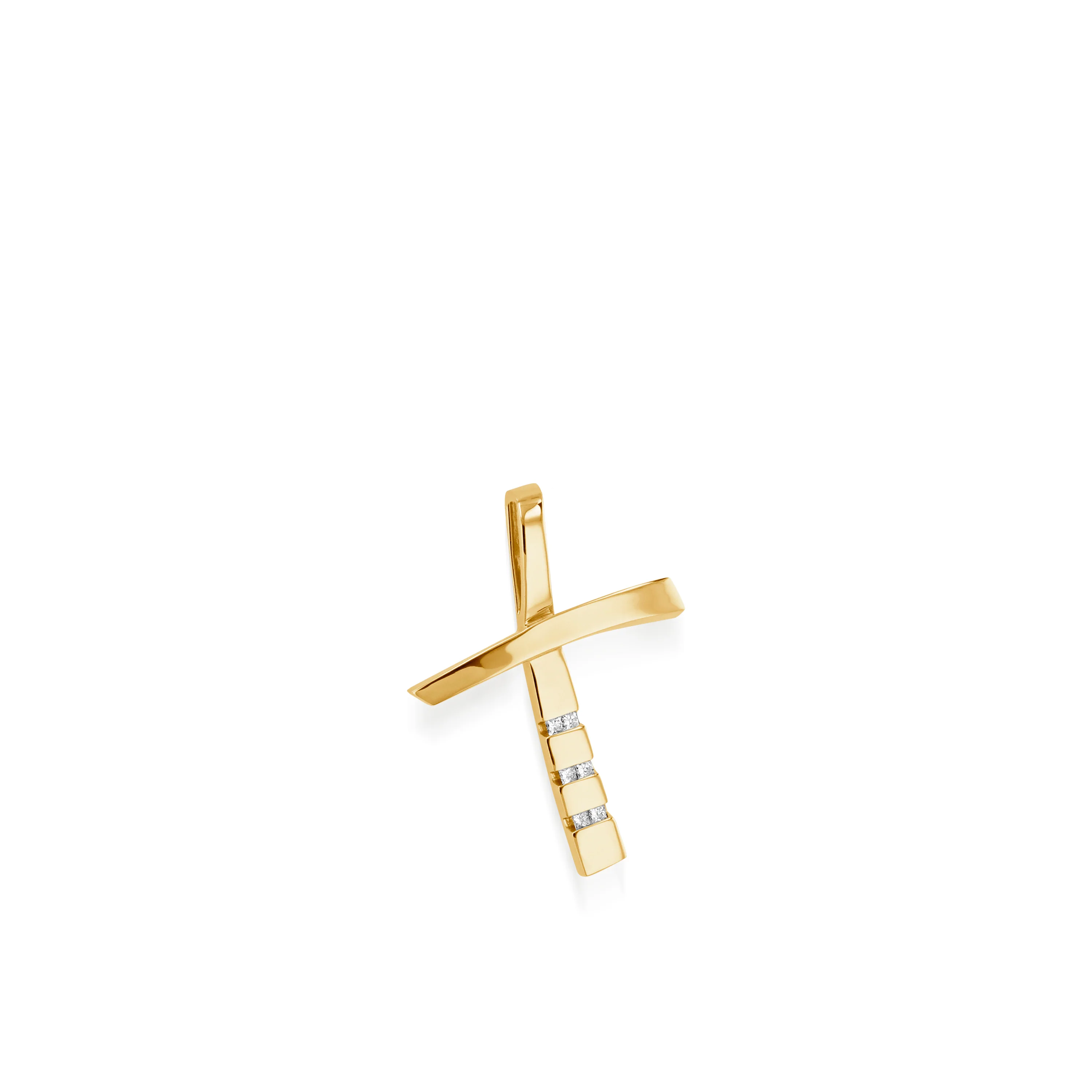 Devotion Diamond Cross Medallion Pendant - Image 4