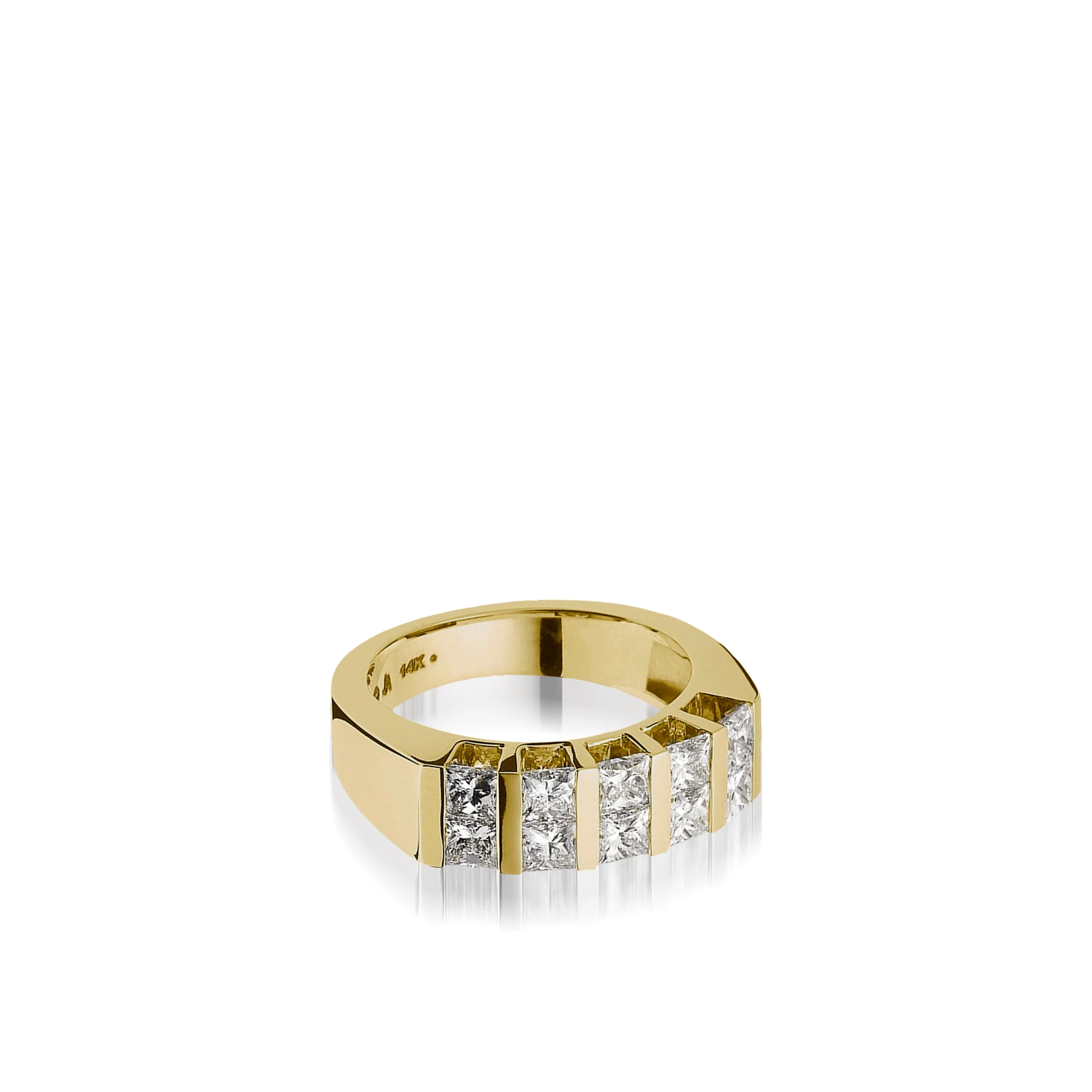 Devotion Wide Diamond Ring - Image 5