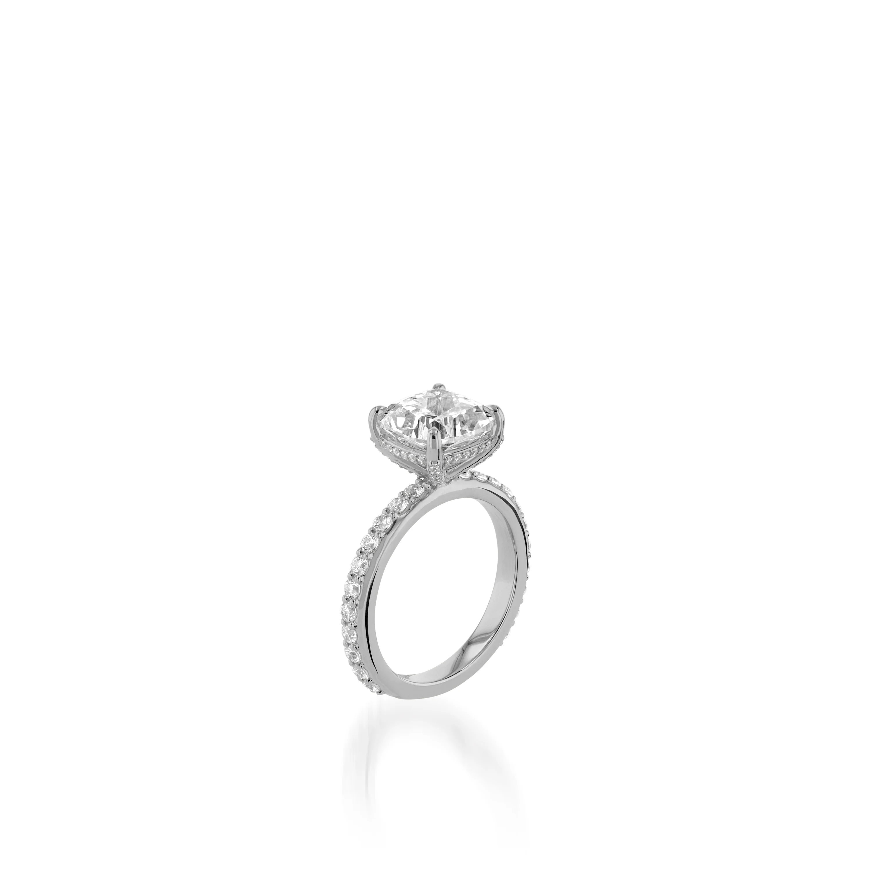 Duchess 3-Carat Cushion Cut Engagement Ring