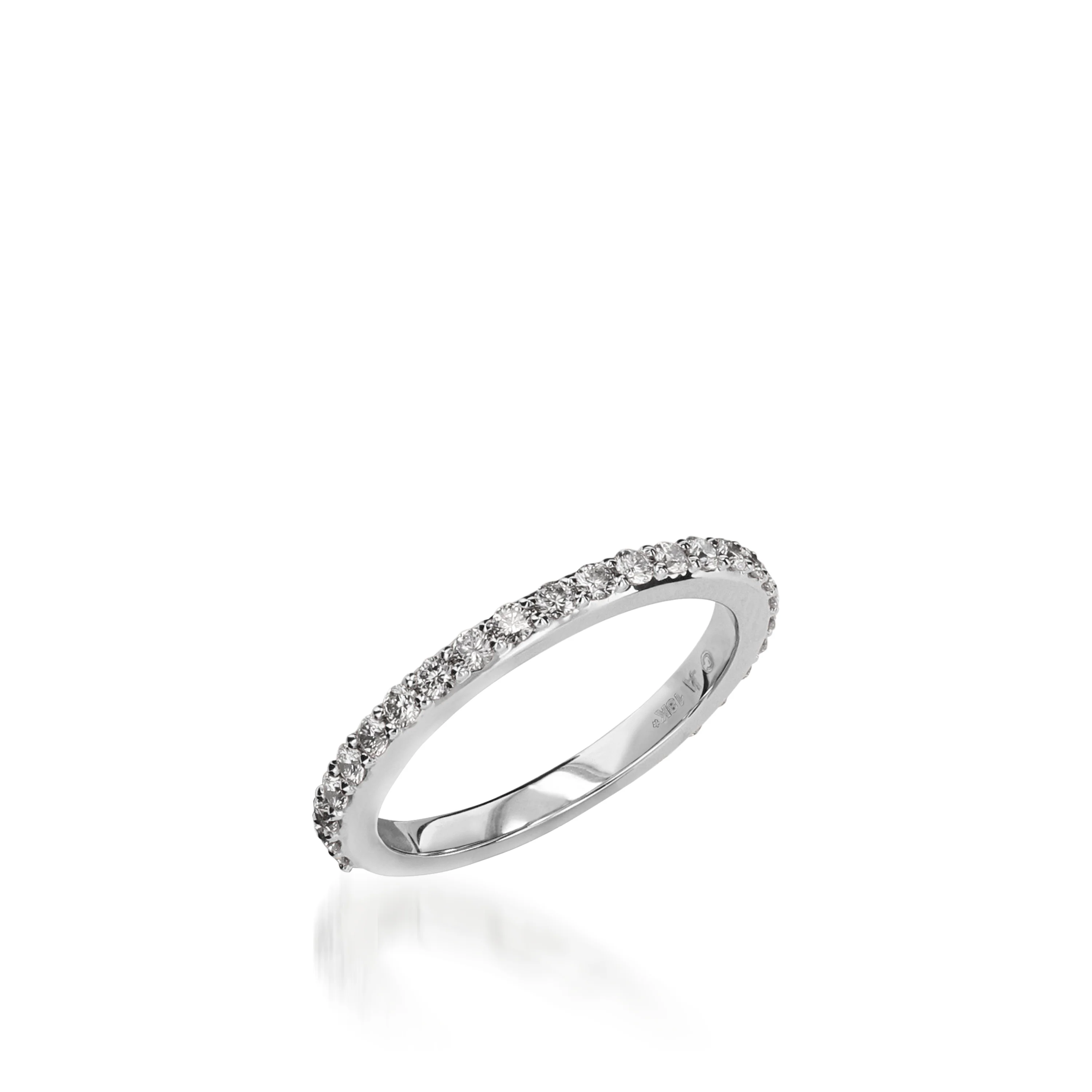 Duchess Round White Gold Engagement Ring - Image 5