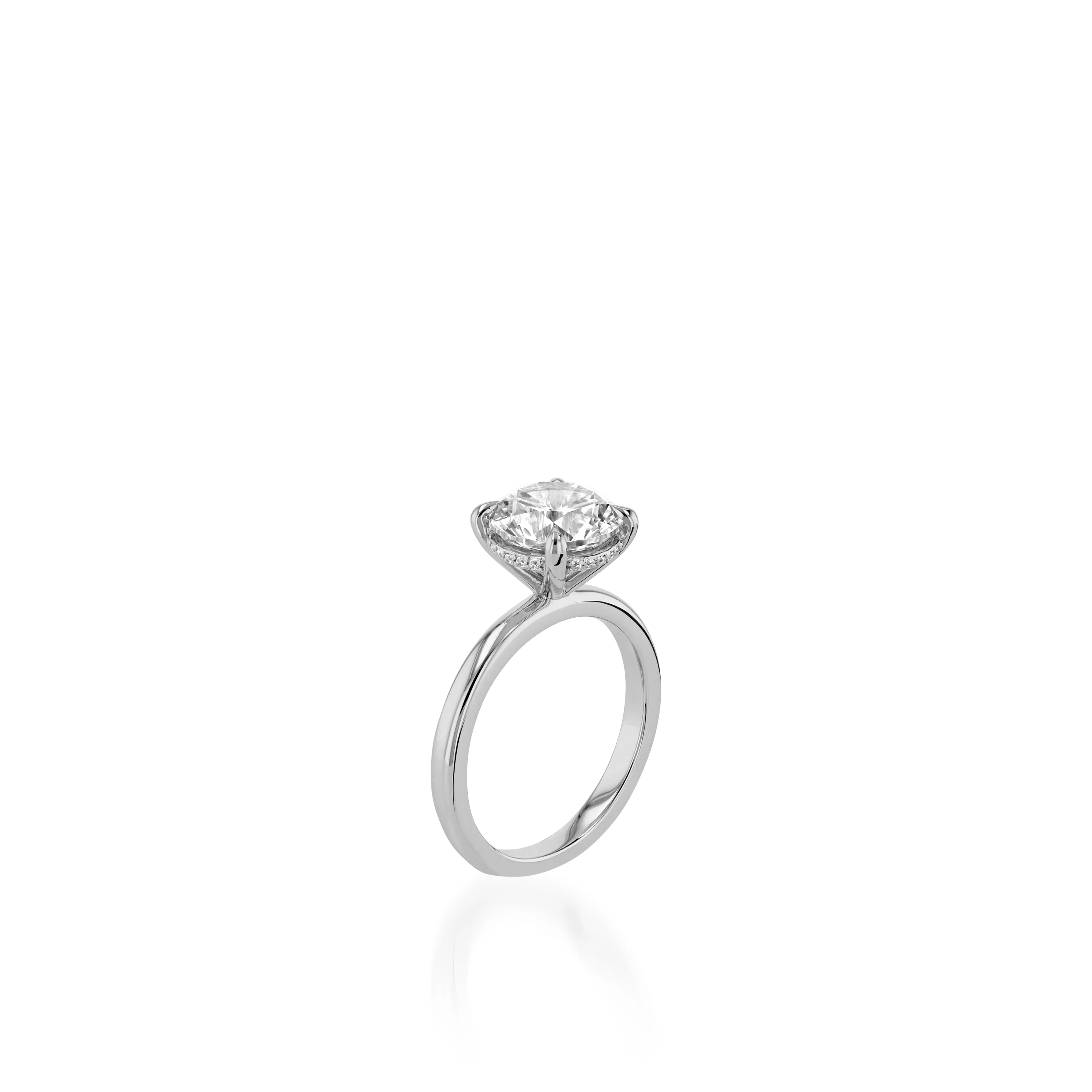 Duchess Solitaire Yellow Gold Engagement Ring - Image 5