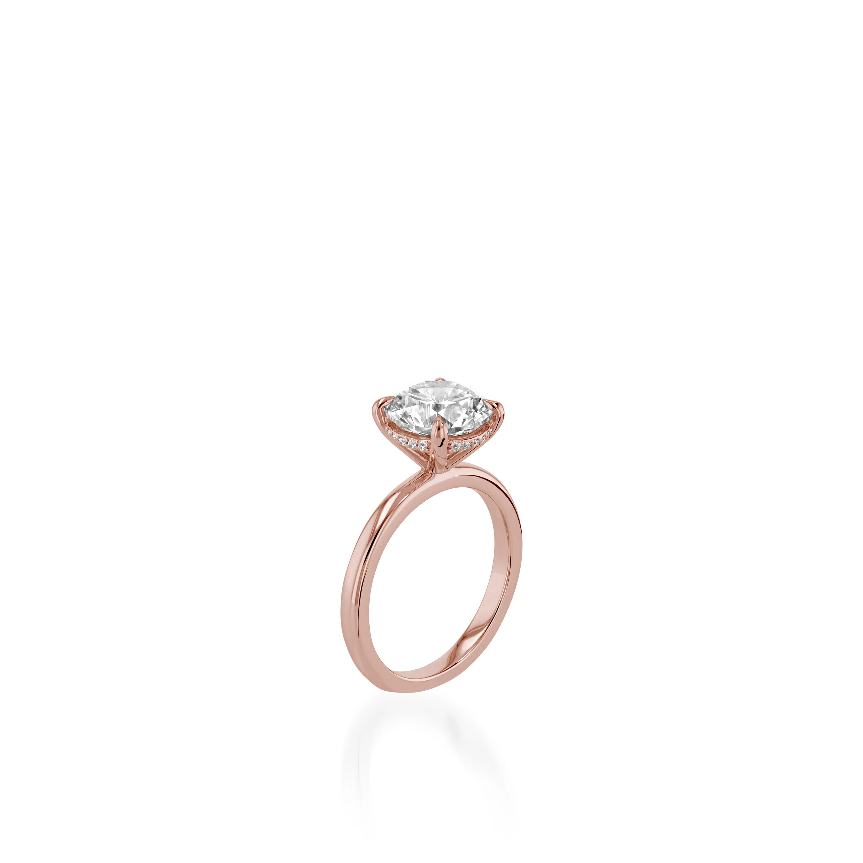 Duchess Solitaire Yellow Gold Engagement Ring - Image 6