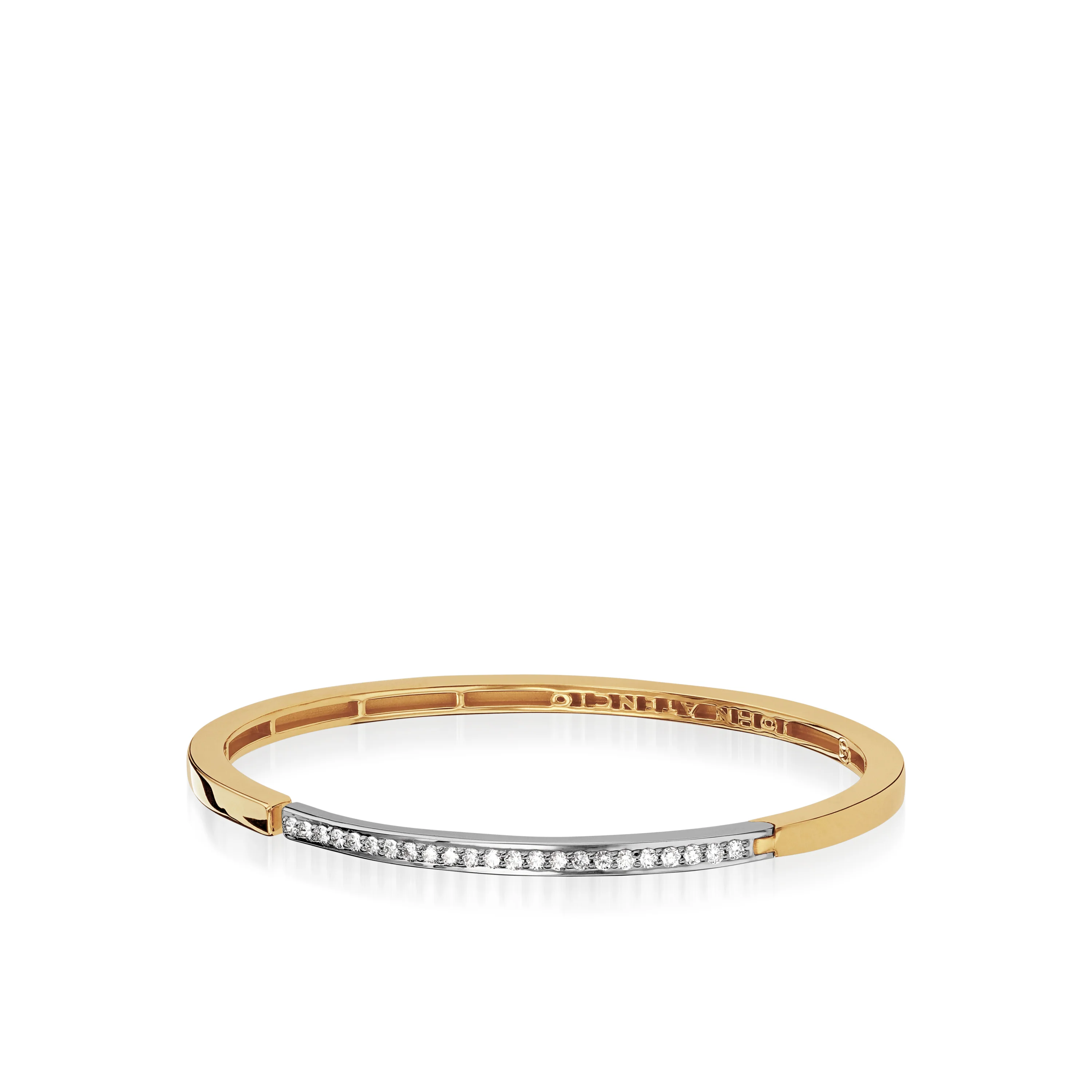 Duplex Gold Pave Diamond Bracelet - Image 3