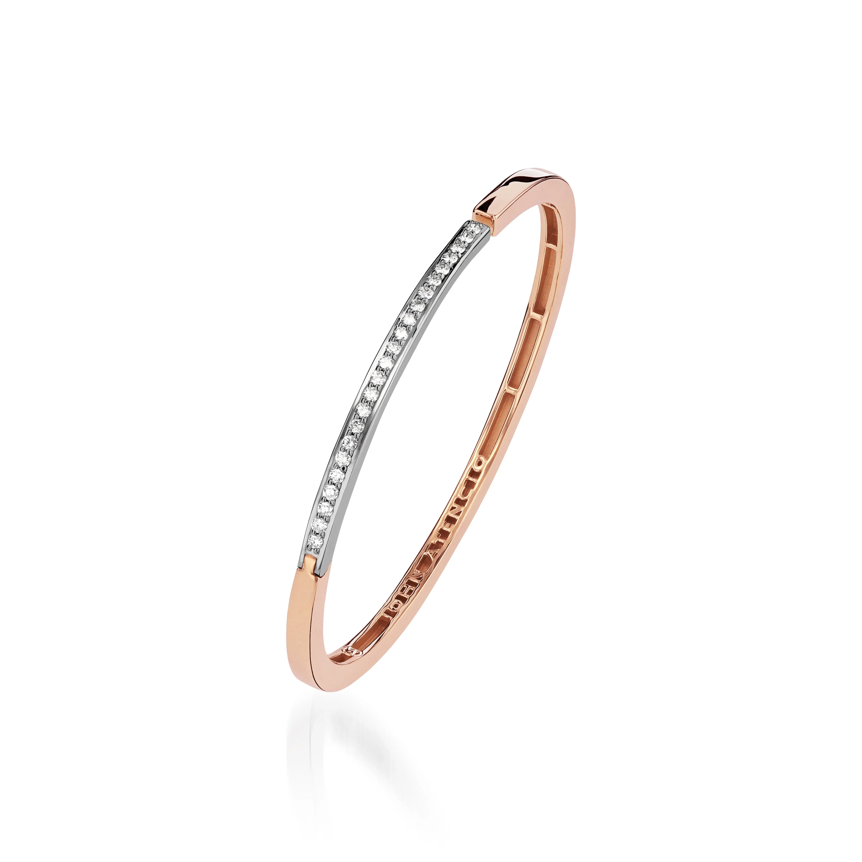 Duplex Gold Pave Diamond Bracelet - Image 5
