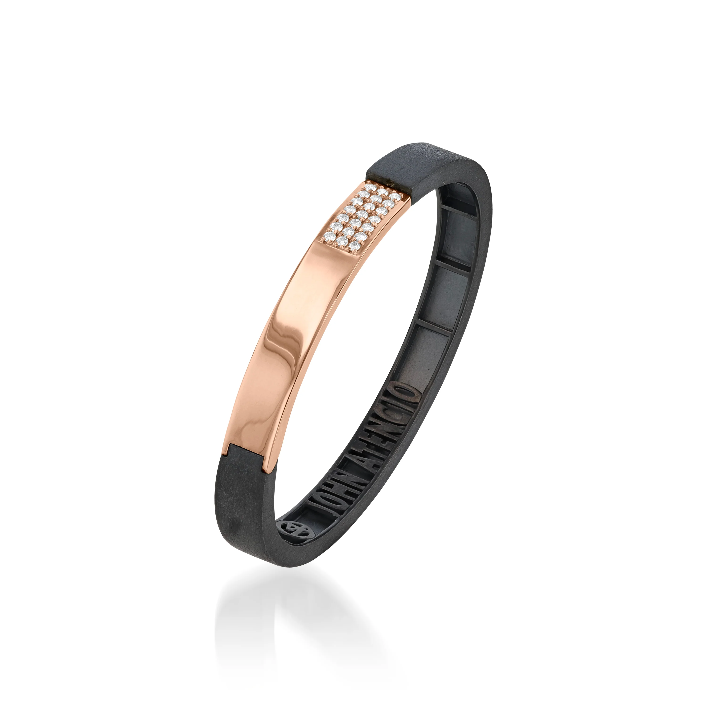 Duplex Pave Diamond Hinged Wide Cuff Bracelet - Image 6