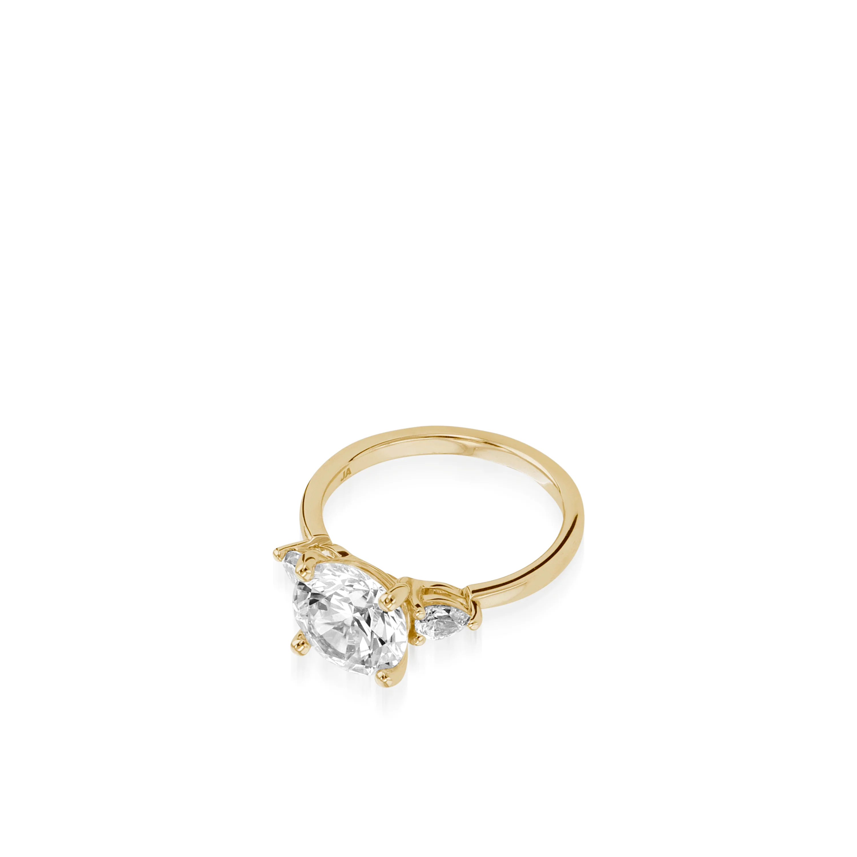 Dyani White Gold Engagement Ring - Image 4