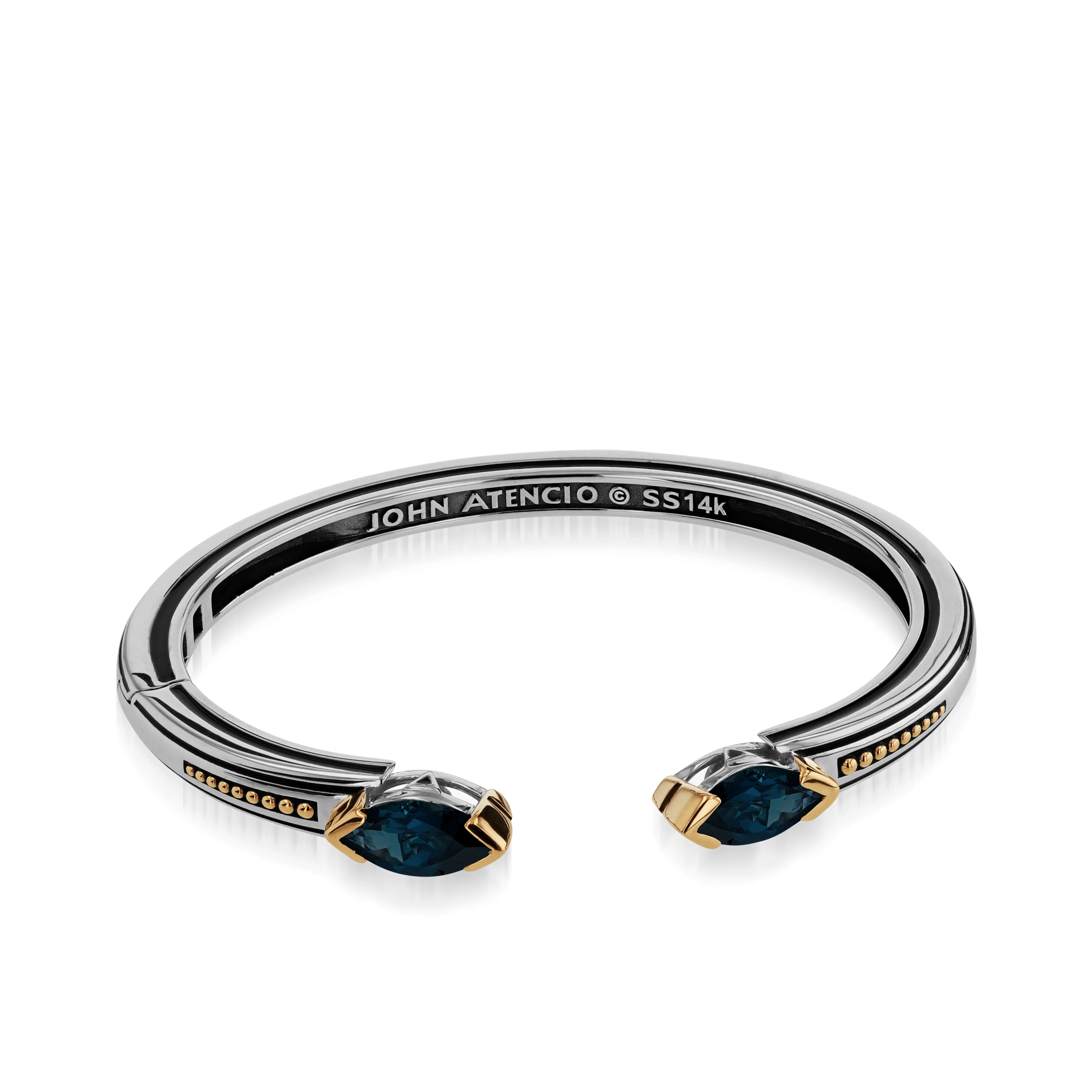 Elixir Gemstone Hinged Cuff Bracelet - Image 5