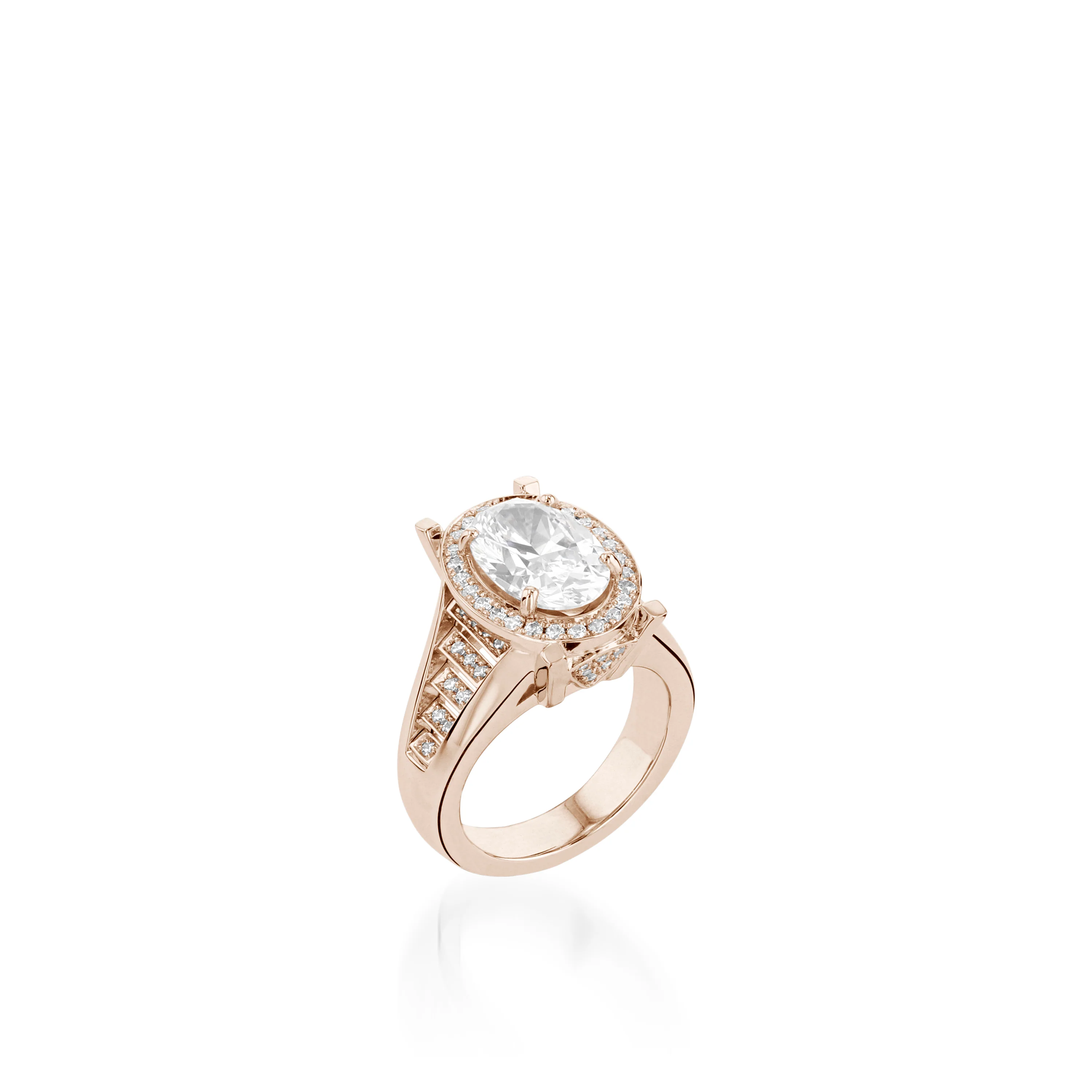 Elizabeth Elite White Gold Diamond Ring - Image 3