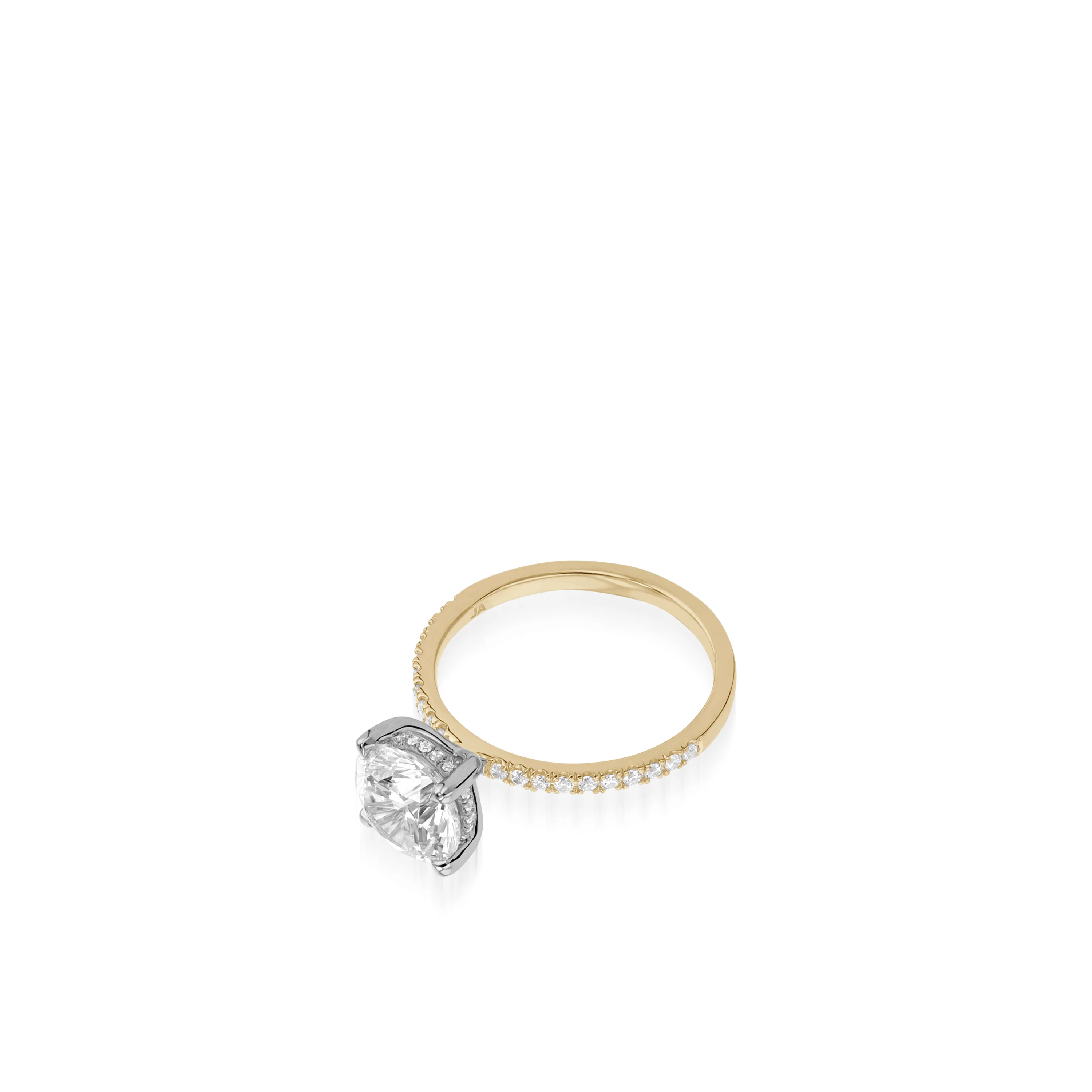 Elysse White Gold Engagement Ring - Image 4
