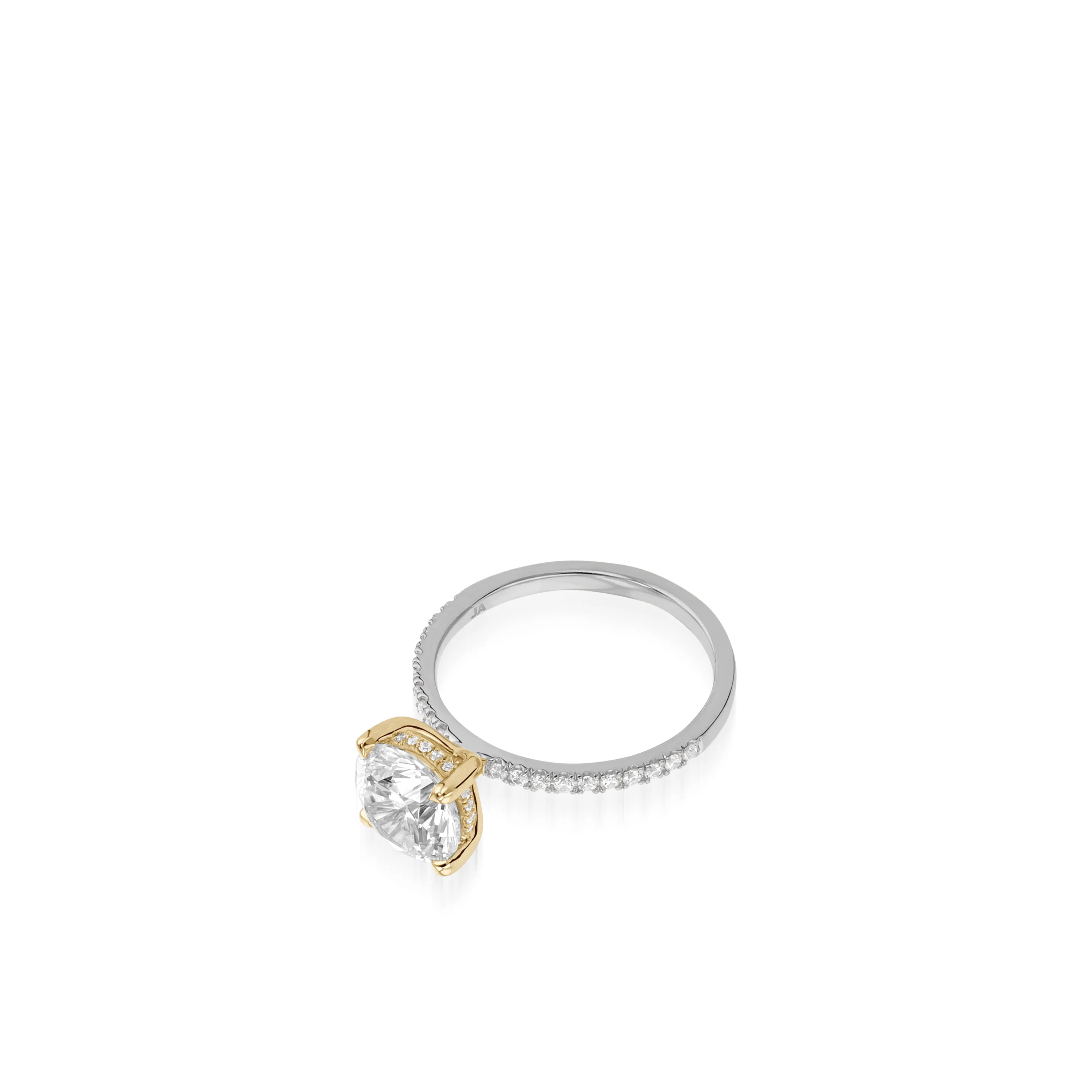 Elysse White Gold Engagement Ring - Image 2