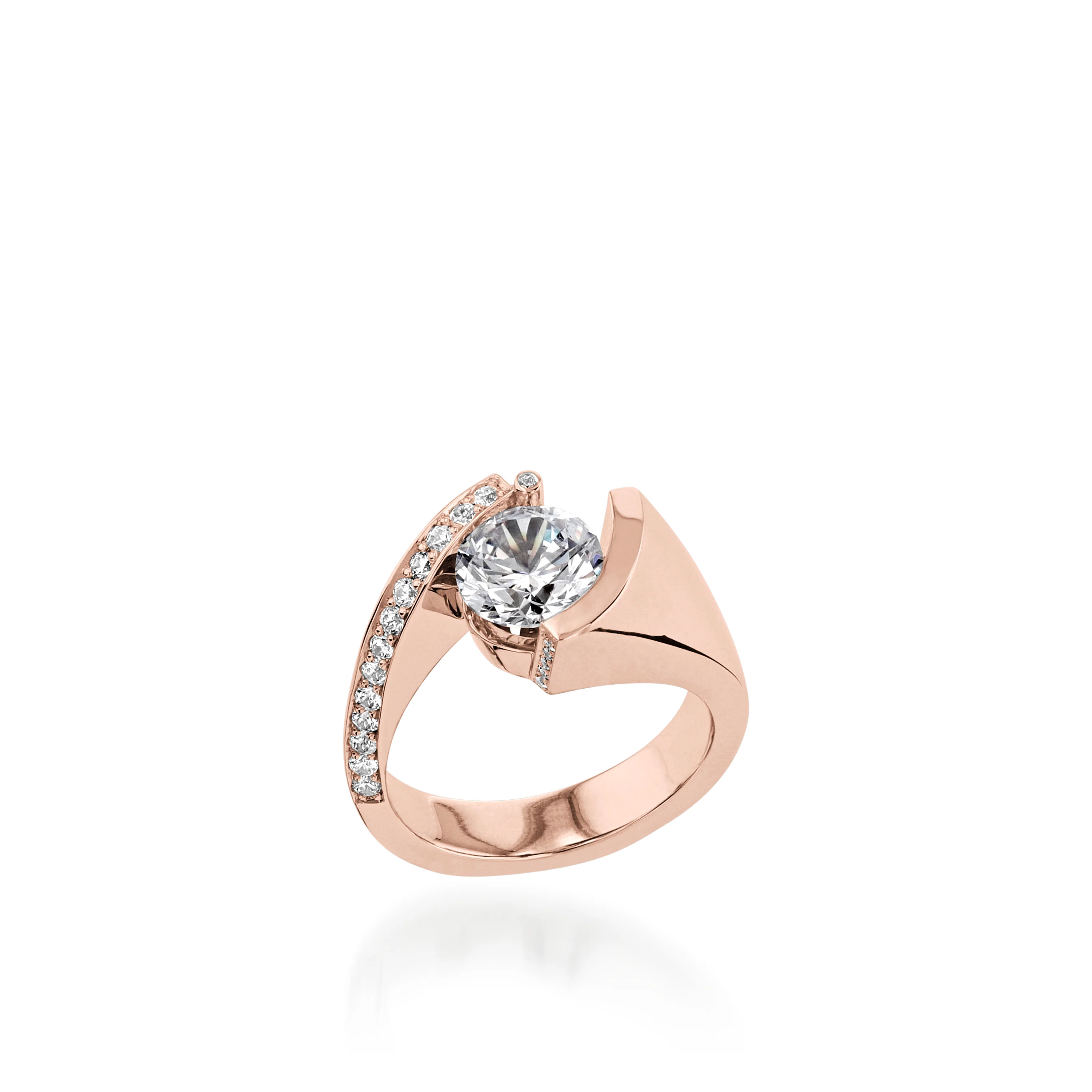 Embrace White Gold Engagement Ring - Image 6
