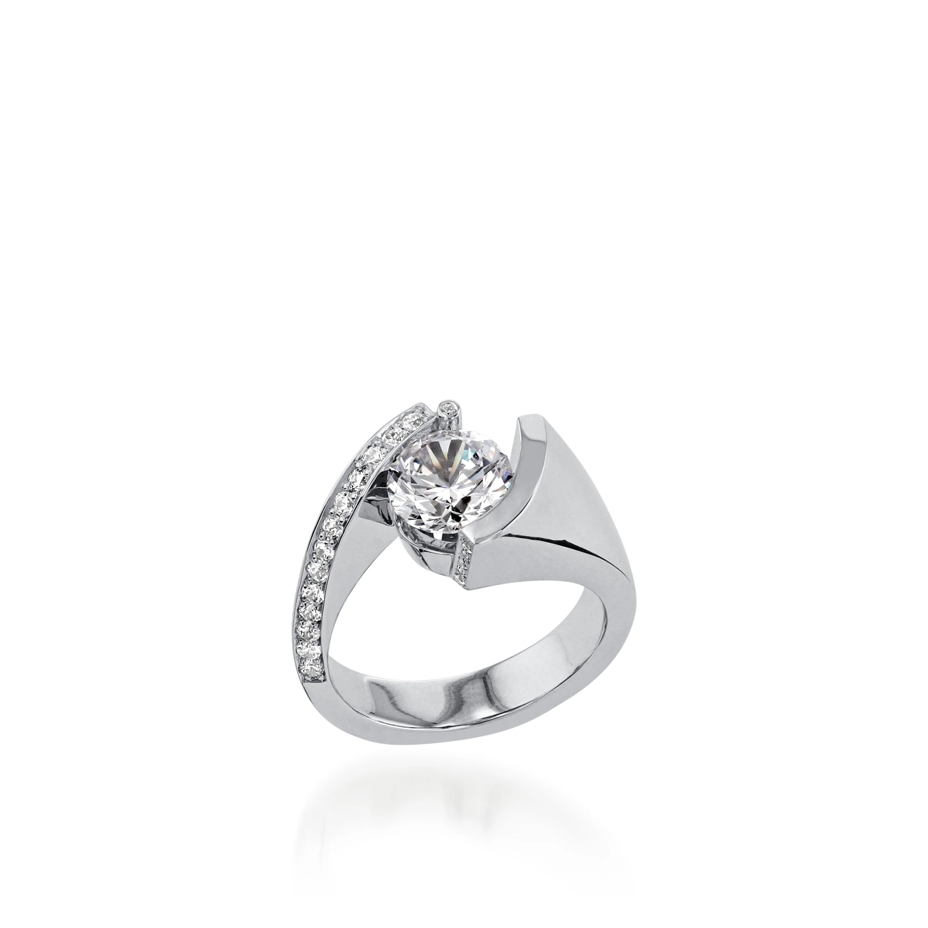 Embrace Yellow Gold Engagement Ring - Image 7