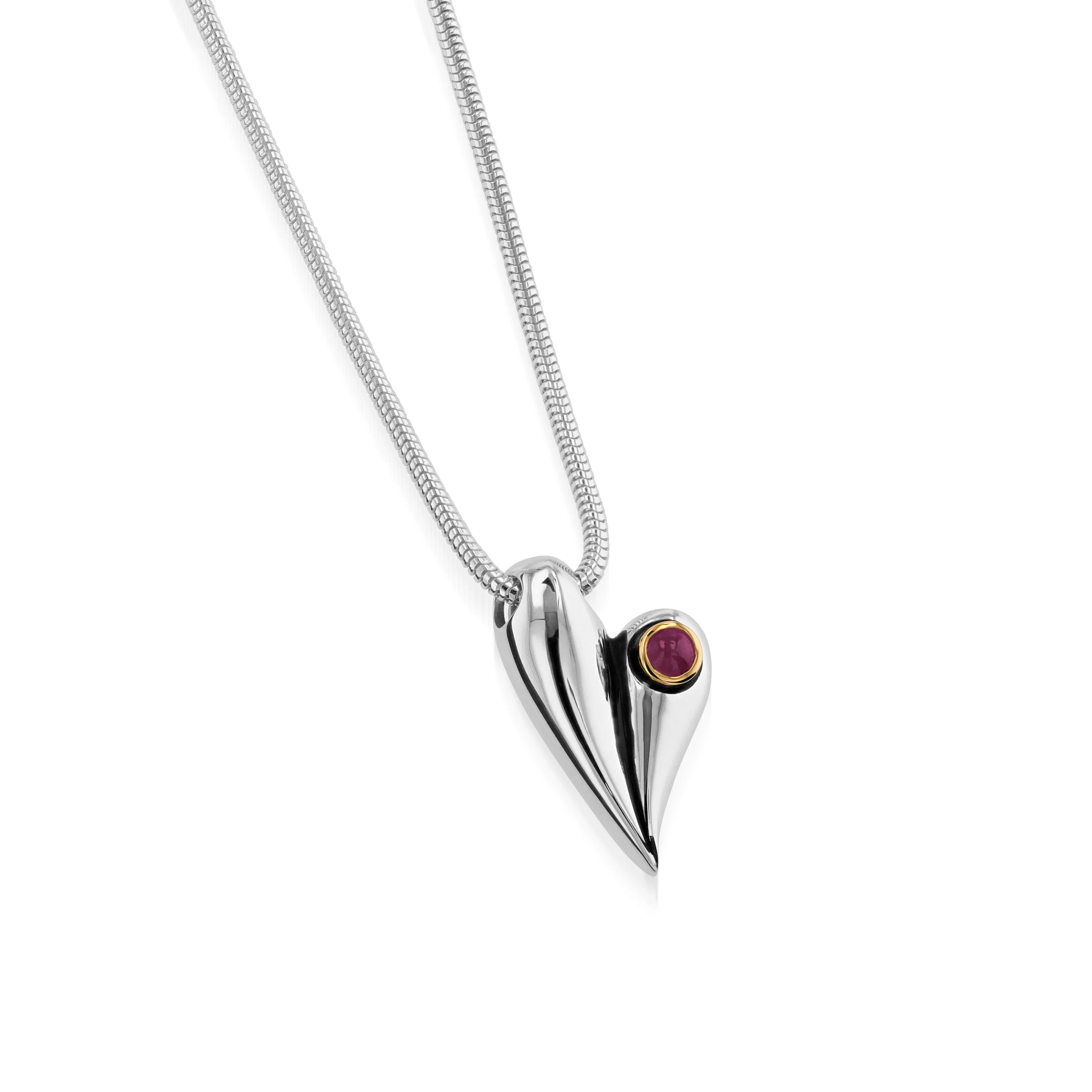 Endearment Small Birthstone Heart Pendant - Image 12