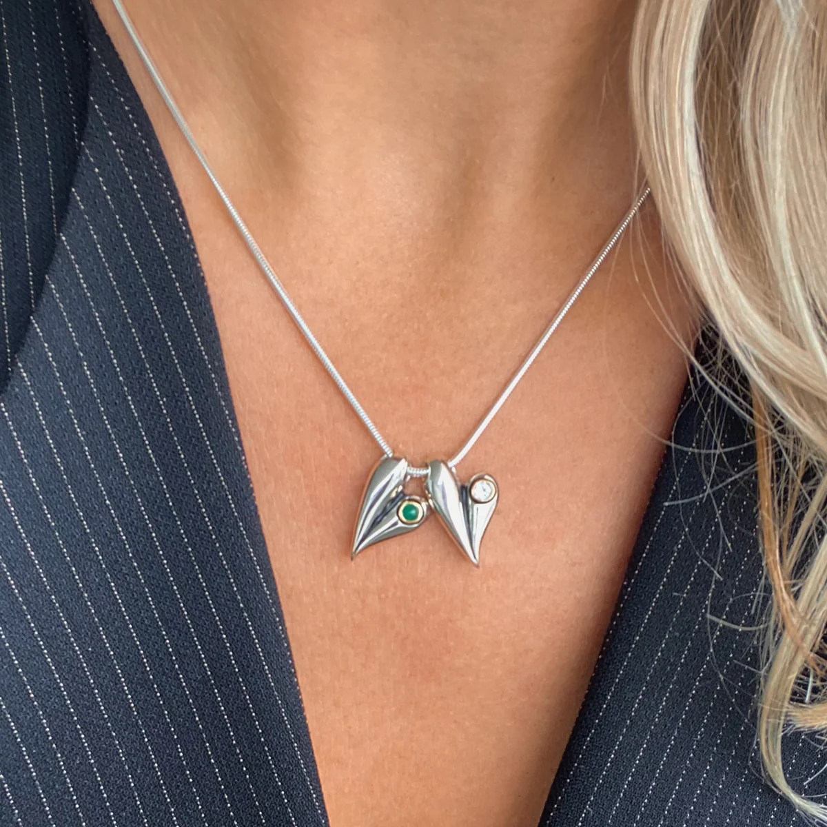 Endearment Small Birthstone Heart Pendant - Image 15