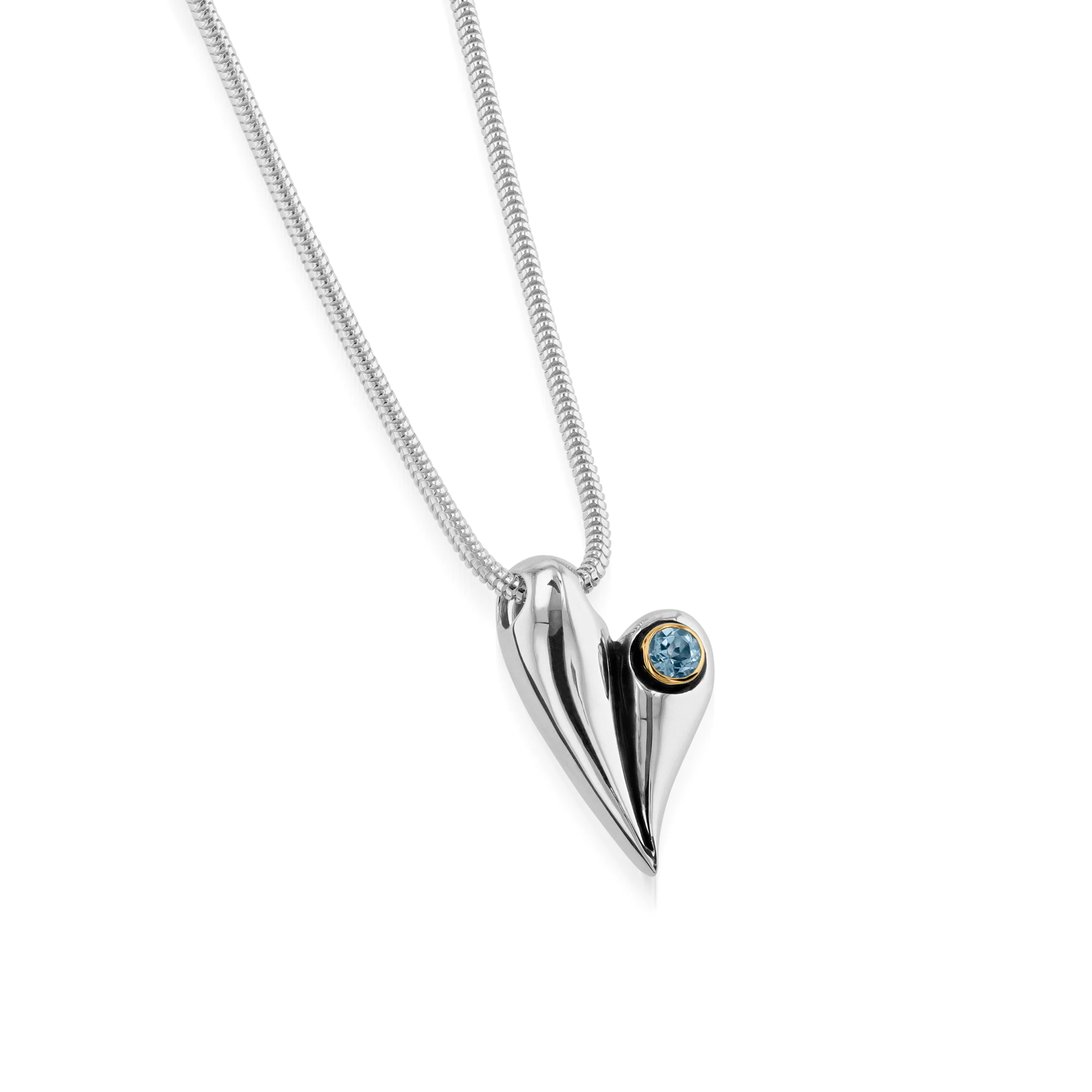 Endearment Small Birthstone Heart Pendant - Image 5