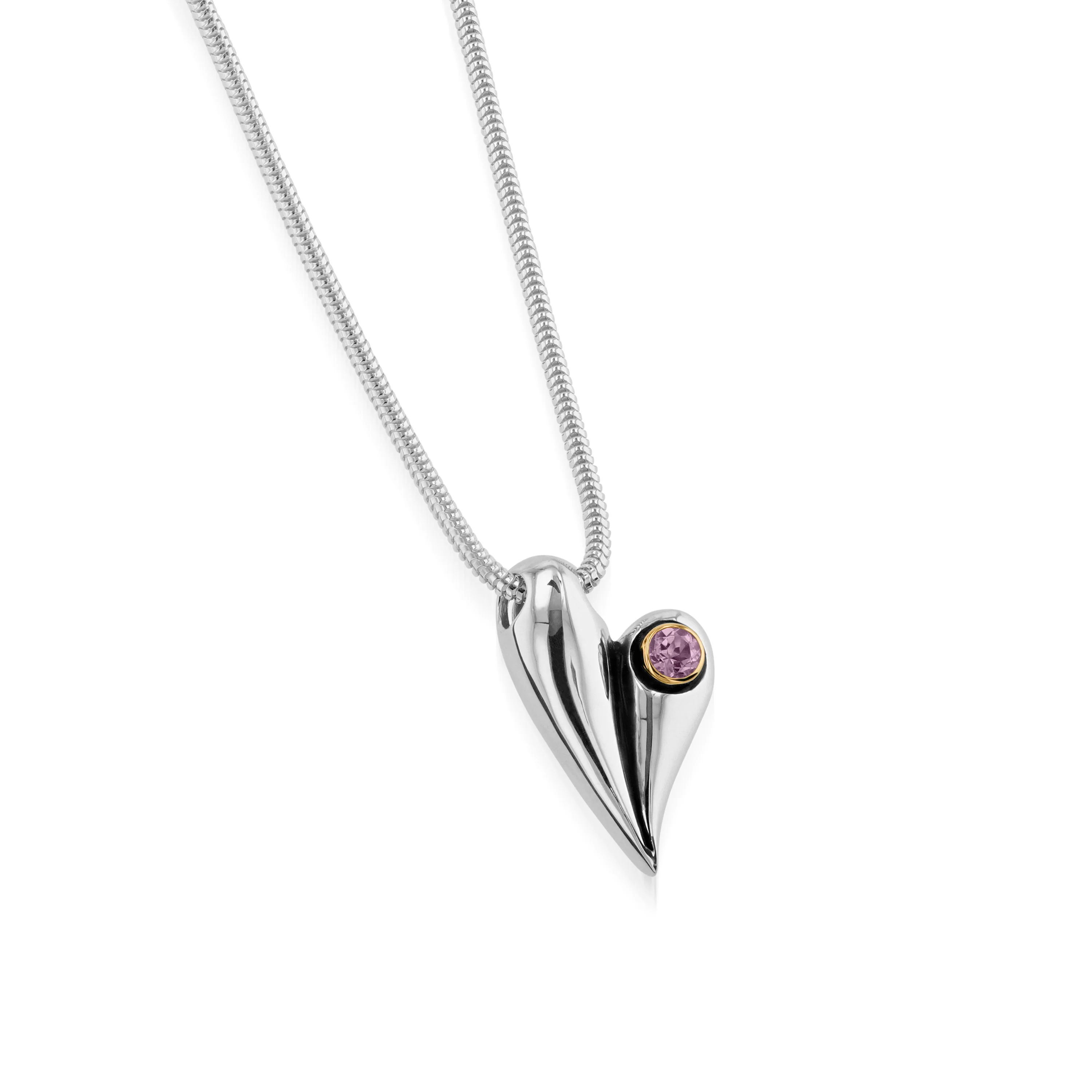 Endearment Small Birthstone Heart Pendant - Image 9
