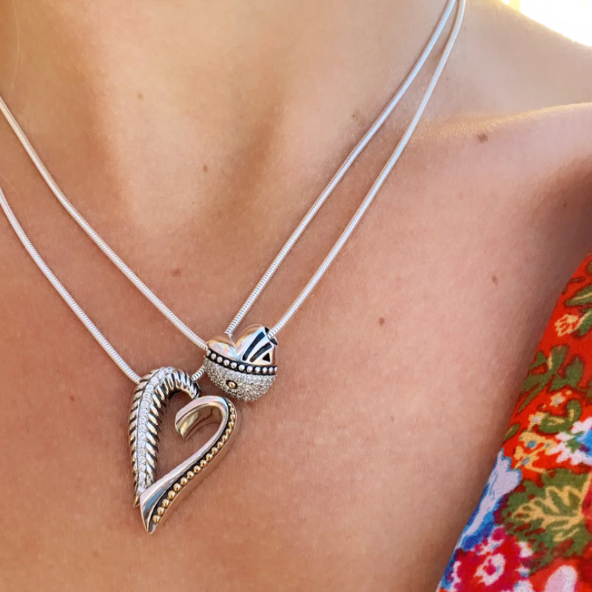 Entwine Heart Pendant Necklace - Image 2