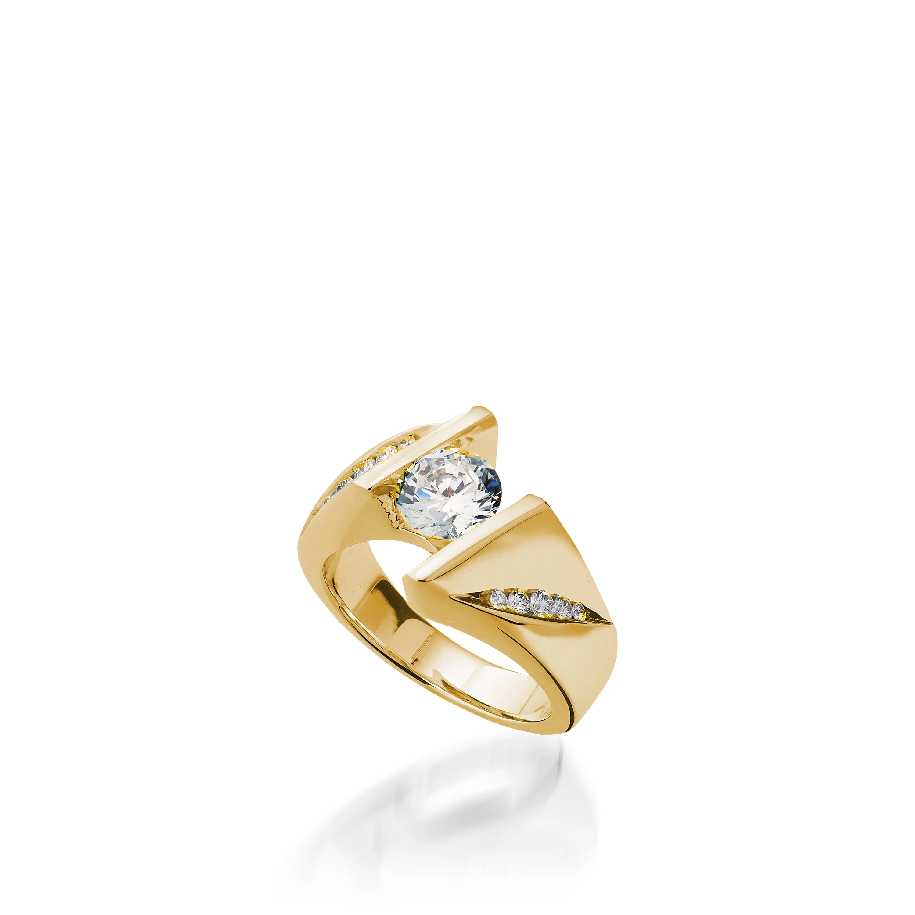 Episode Yellow Gold Engagement Ring