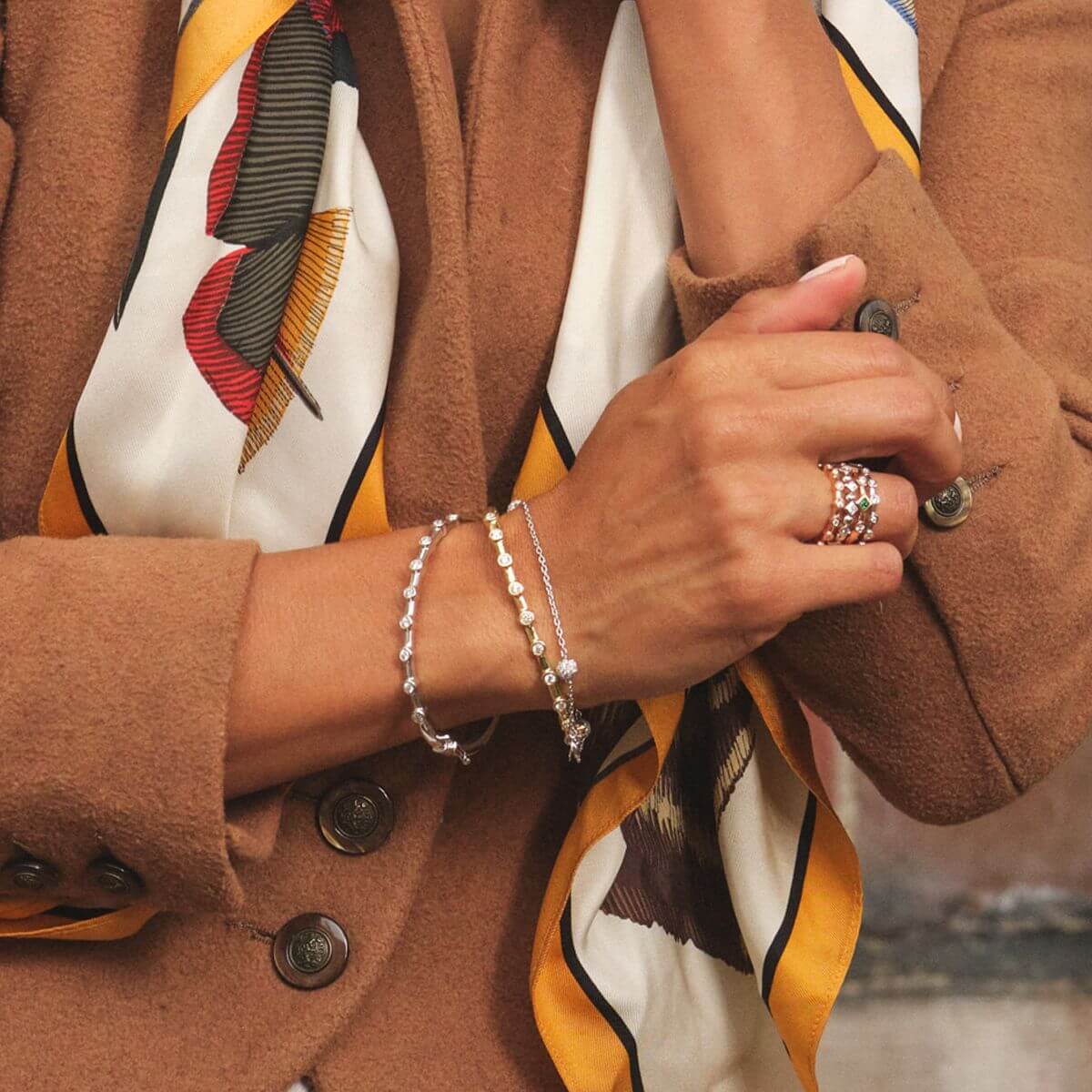 Essence Diamond Ball Chain Bracelet - Image 2