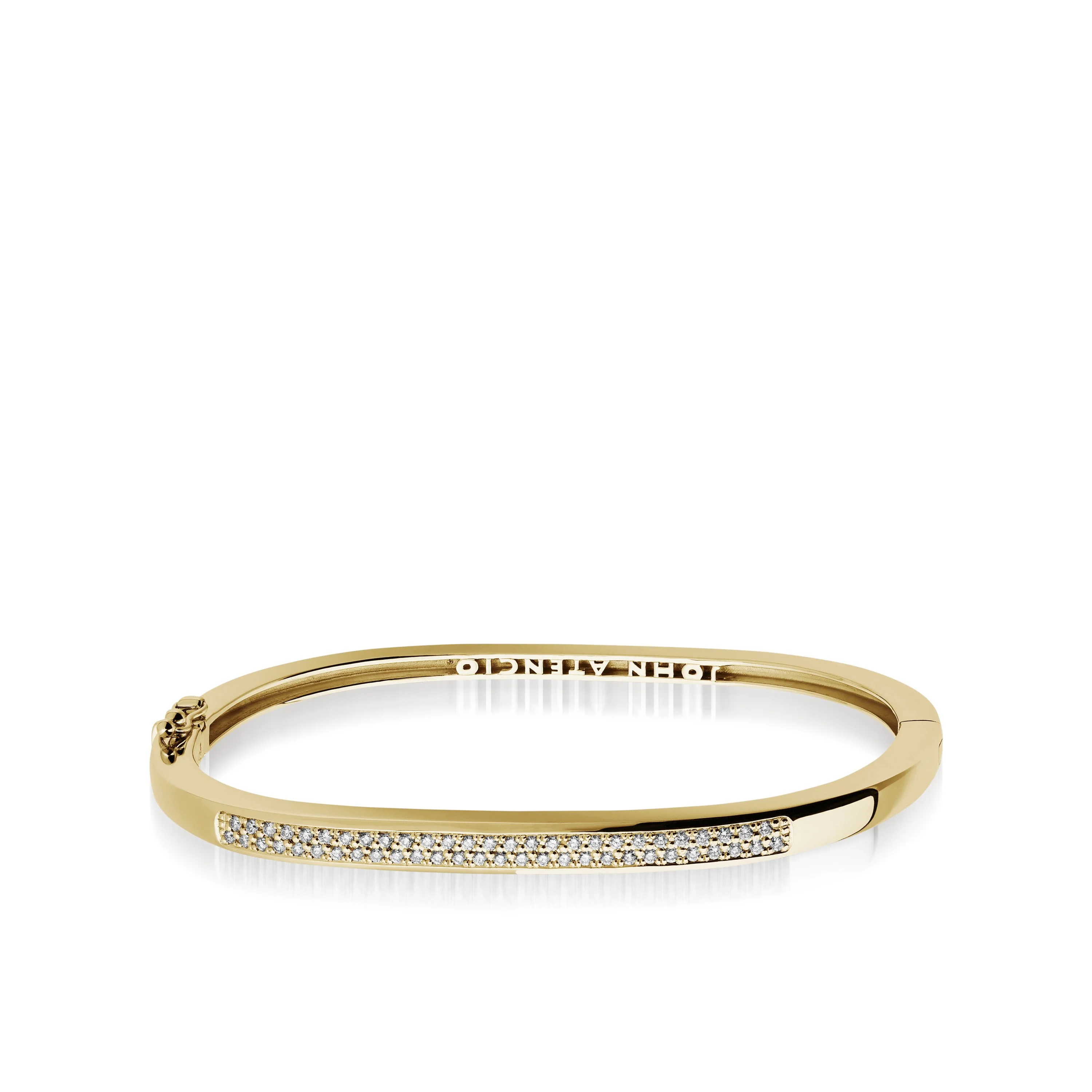 Essence Two-Row Pave Diamond Bracelet - Image 5