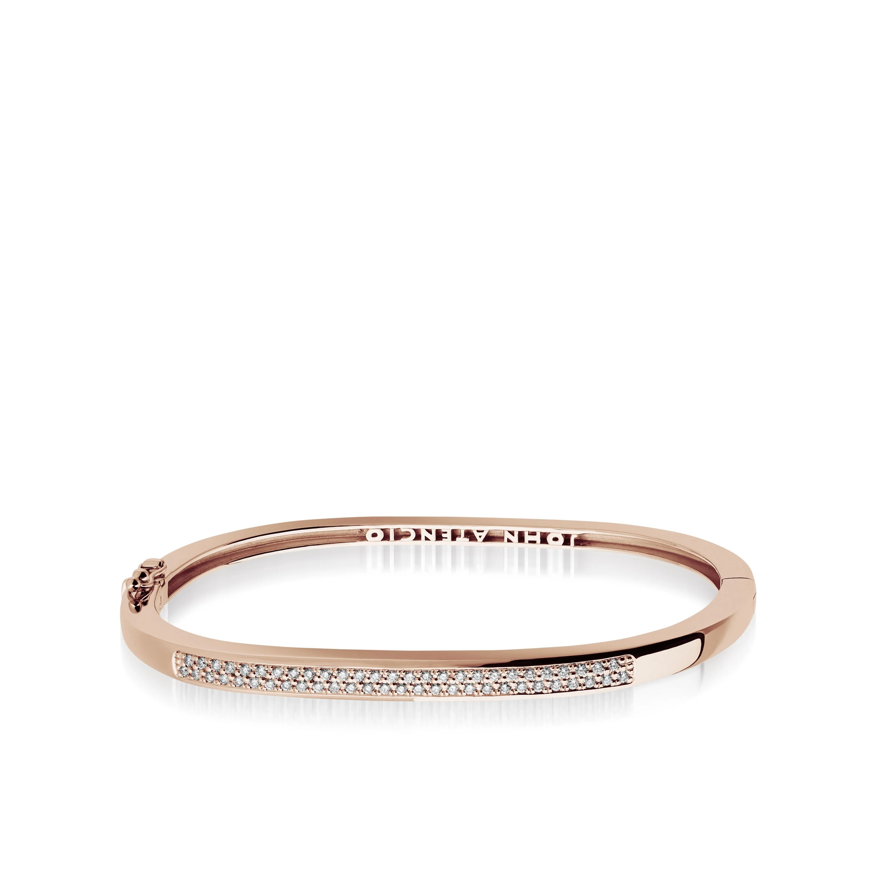 Essence Two-Row Pave Diamond Bracelet - Image 7
