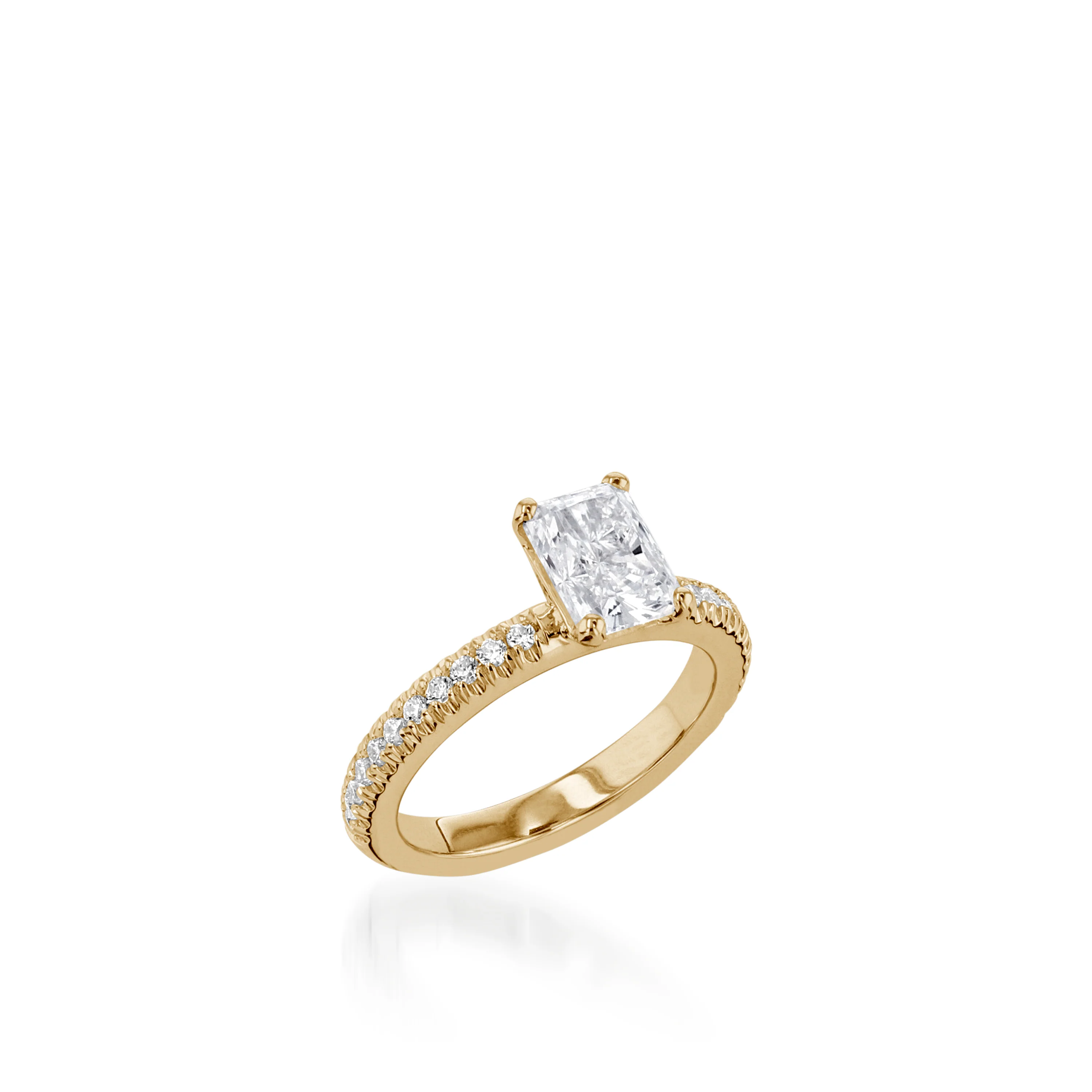 Essence Radiant White Gold Engagement Ring - Image 2
