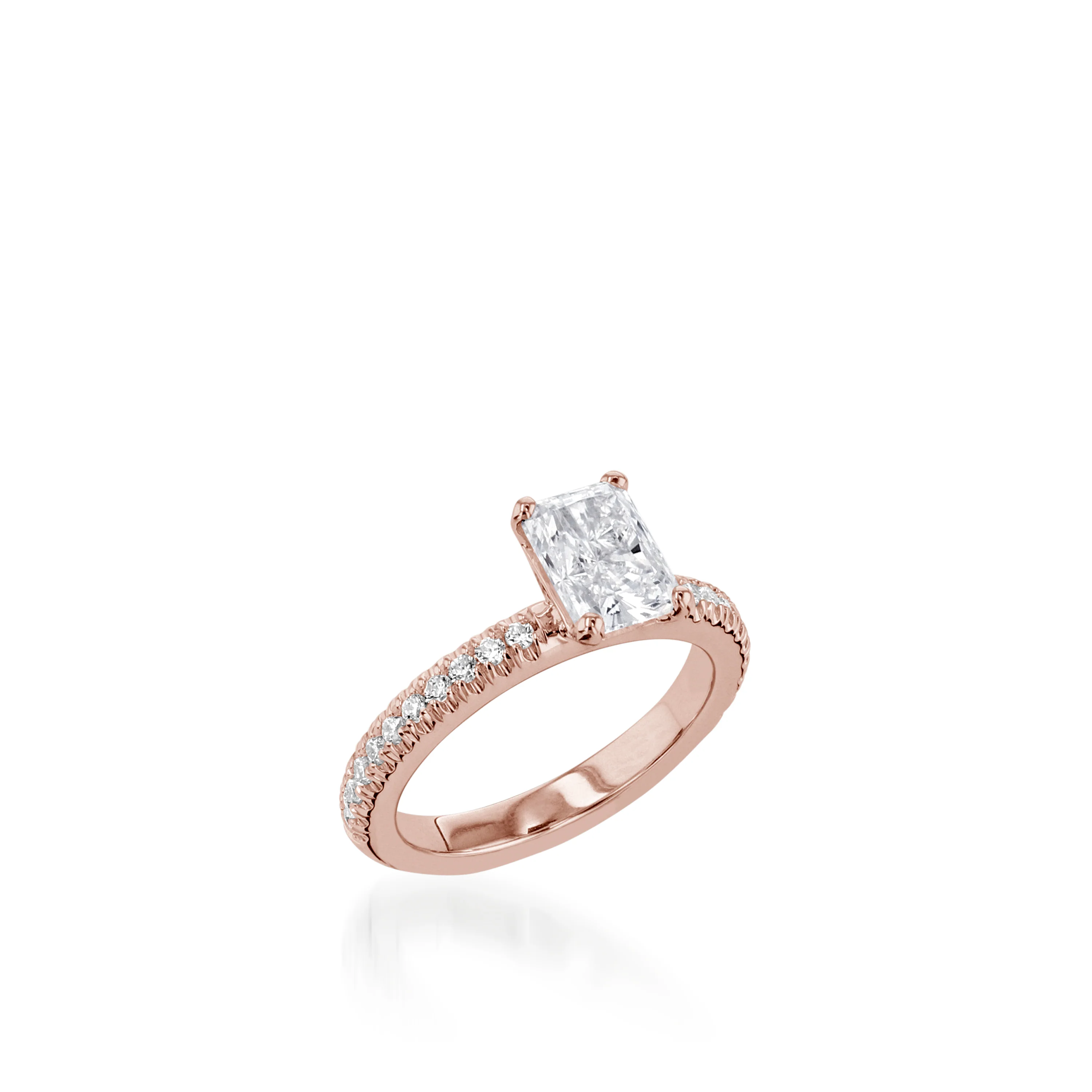 Essence Radiant White Gold Engagement Ring - Image 3