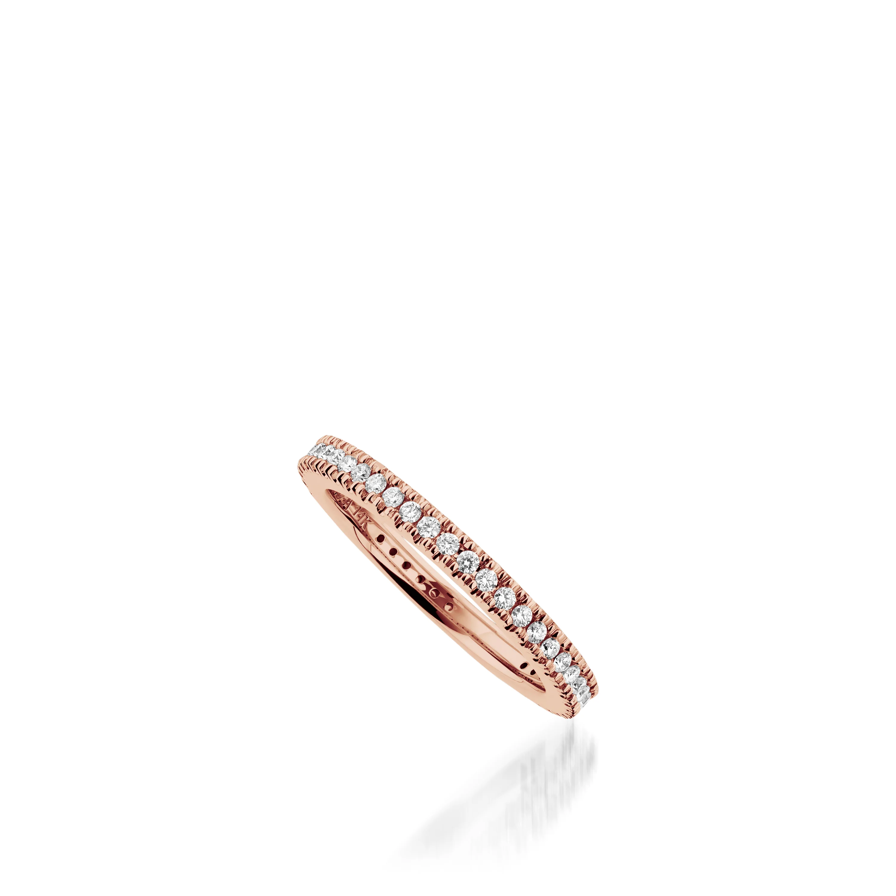 Essence Pave Diamond Wedding Band - Image 4
