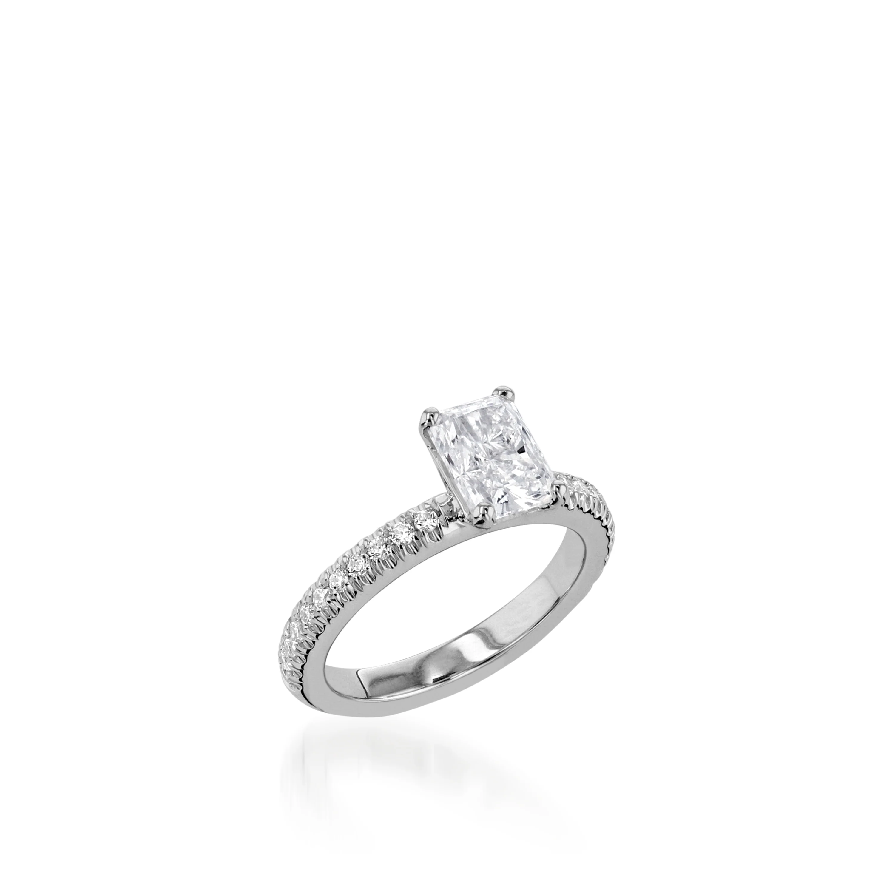 Essence Radiant Yellow Gold Engagement Ring - Image 2