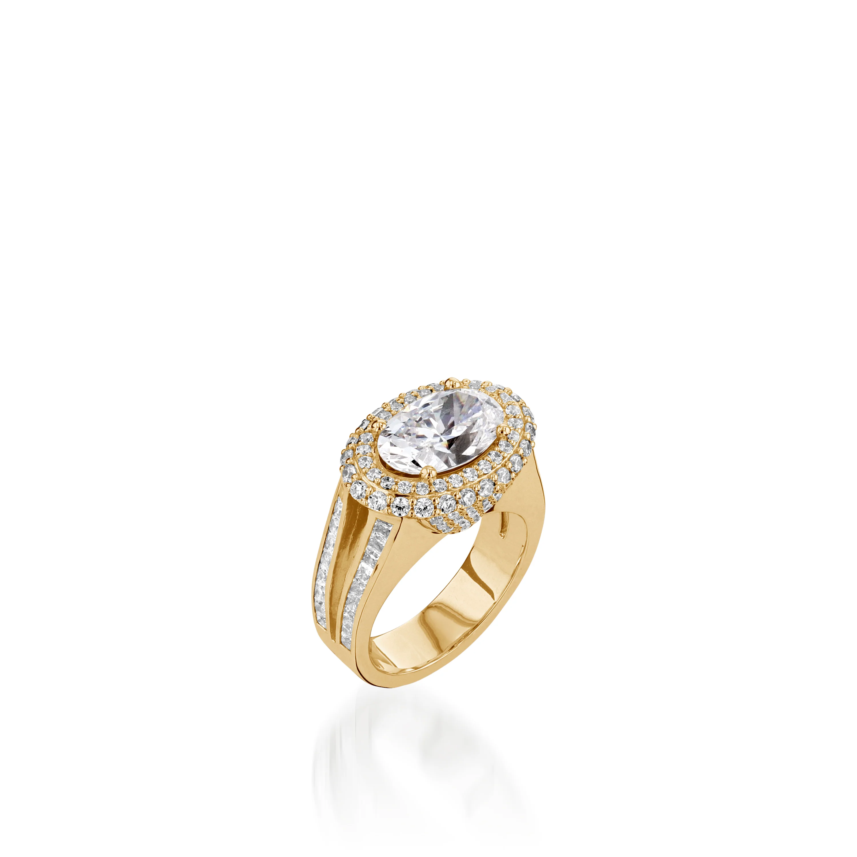 Florence Elite White Gold Diamond Ring - Image 3