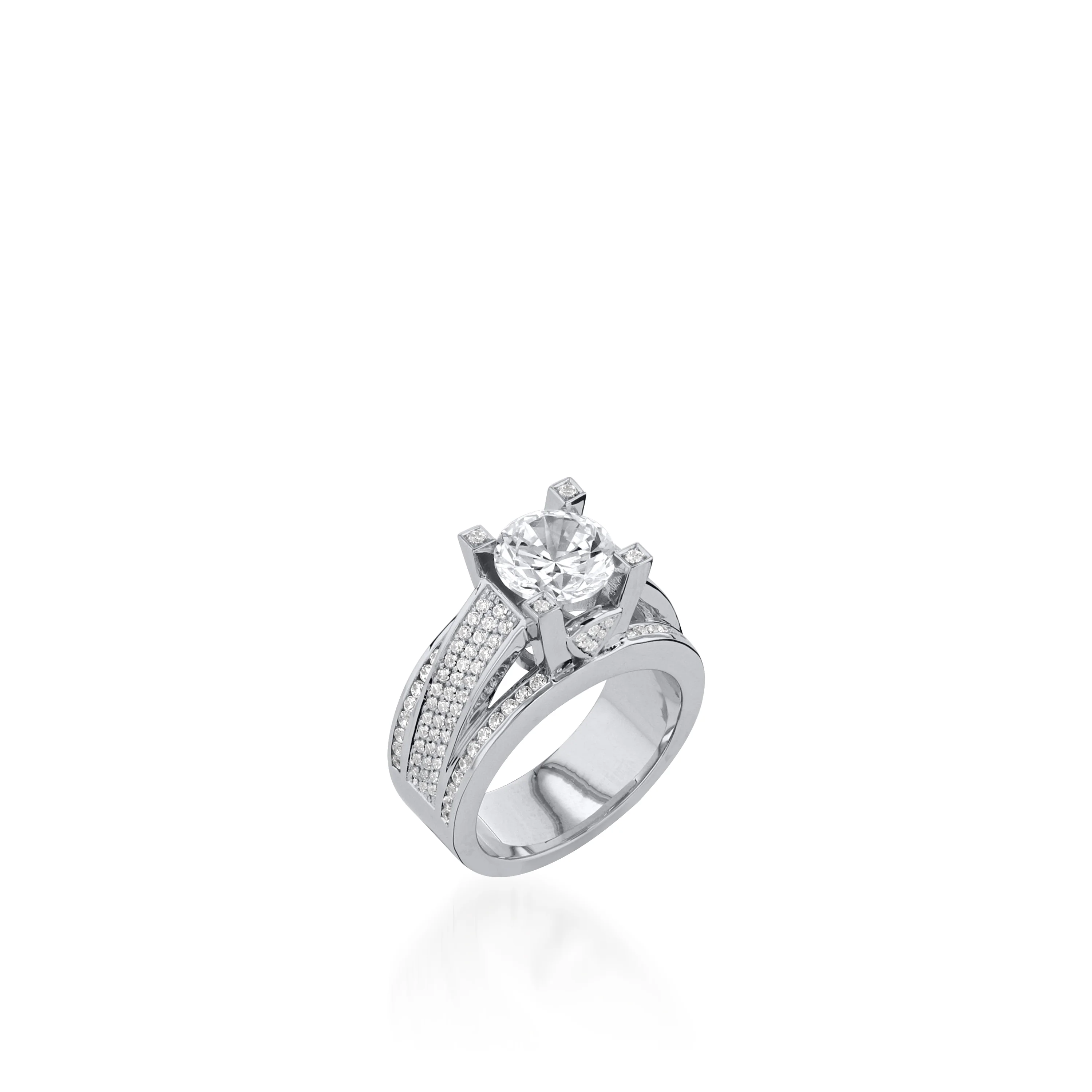 Frida Elite Yellow Gold Diamond Ring - Image 2