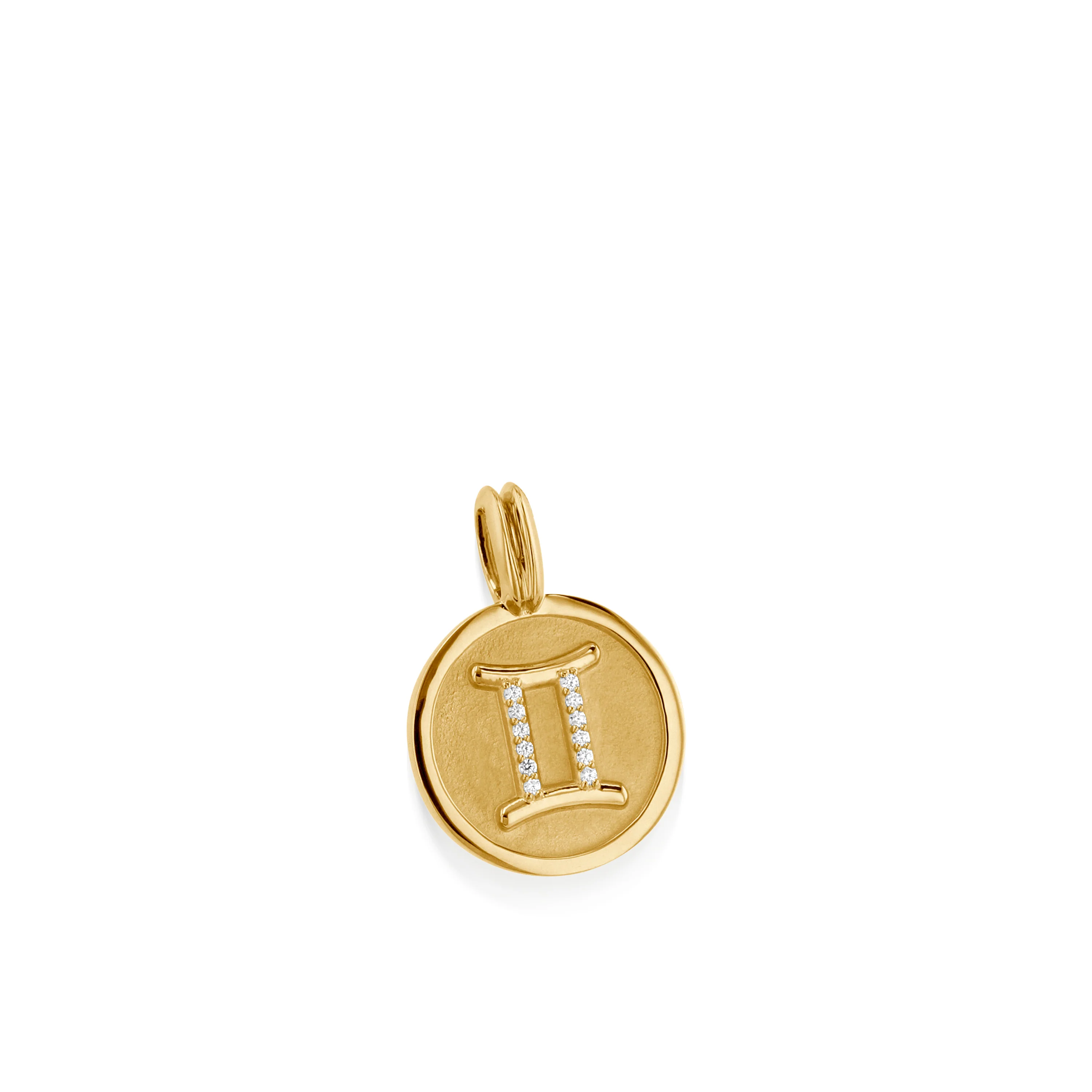 Gemini Zodiac Medallion Pendant - Image 7