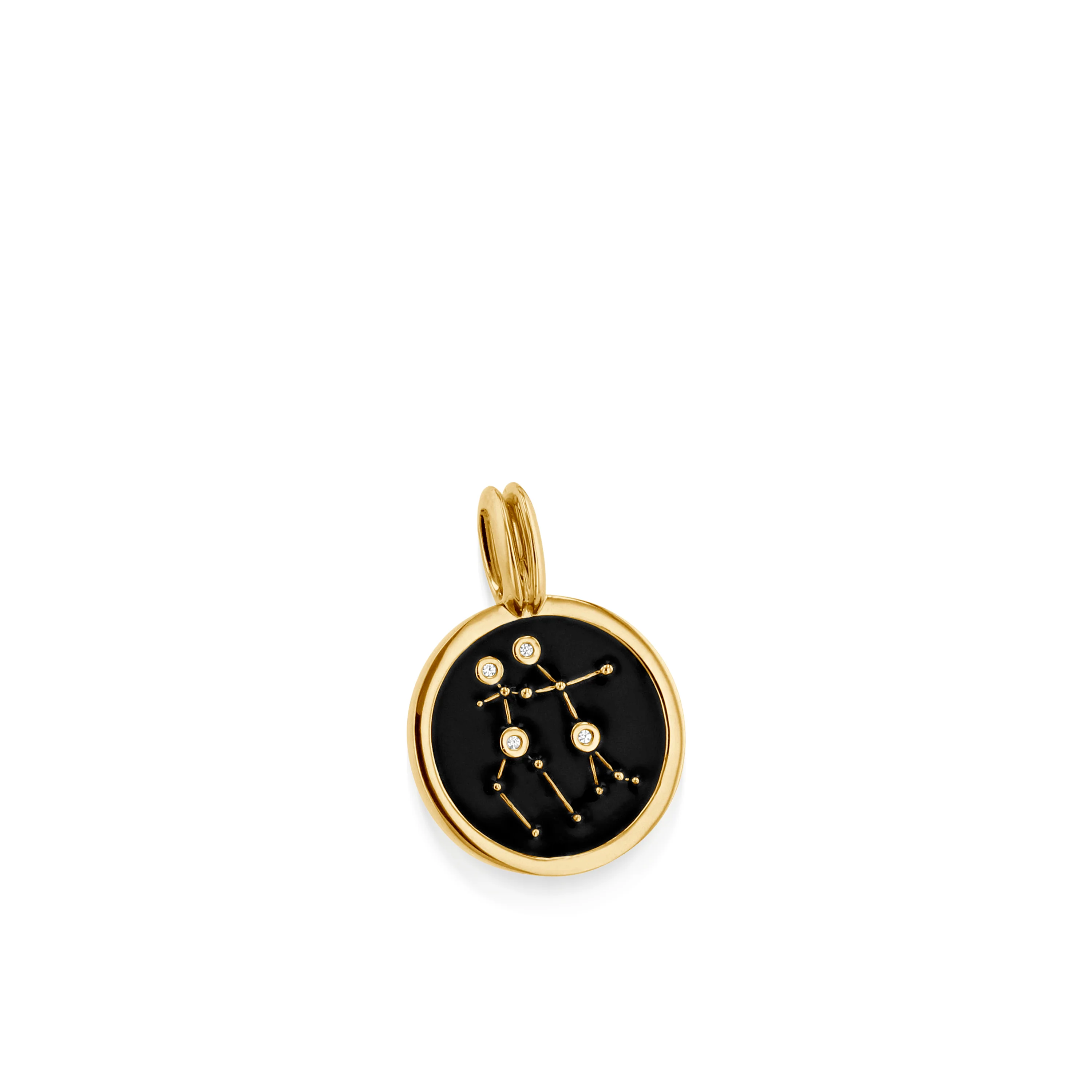 Gemini Zodiac Medallion Pendant - Image 8