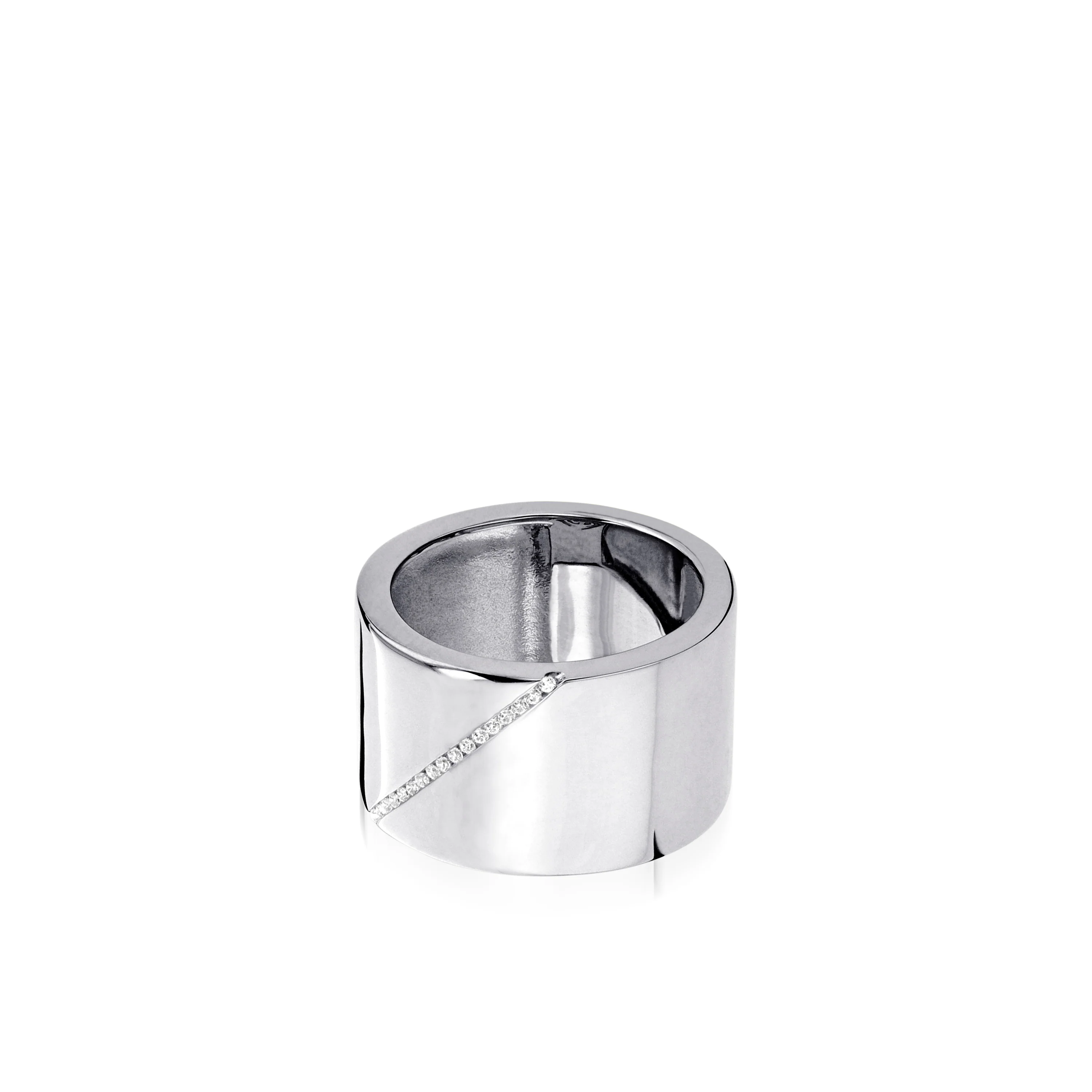 Havana Diamond Wide Ring - Image 5