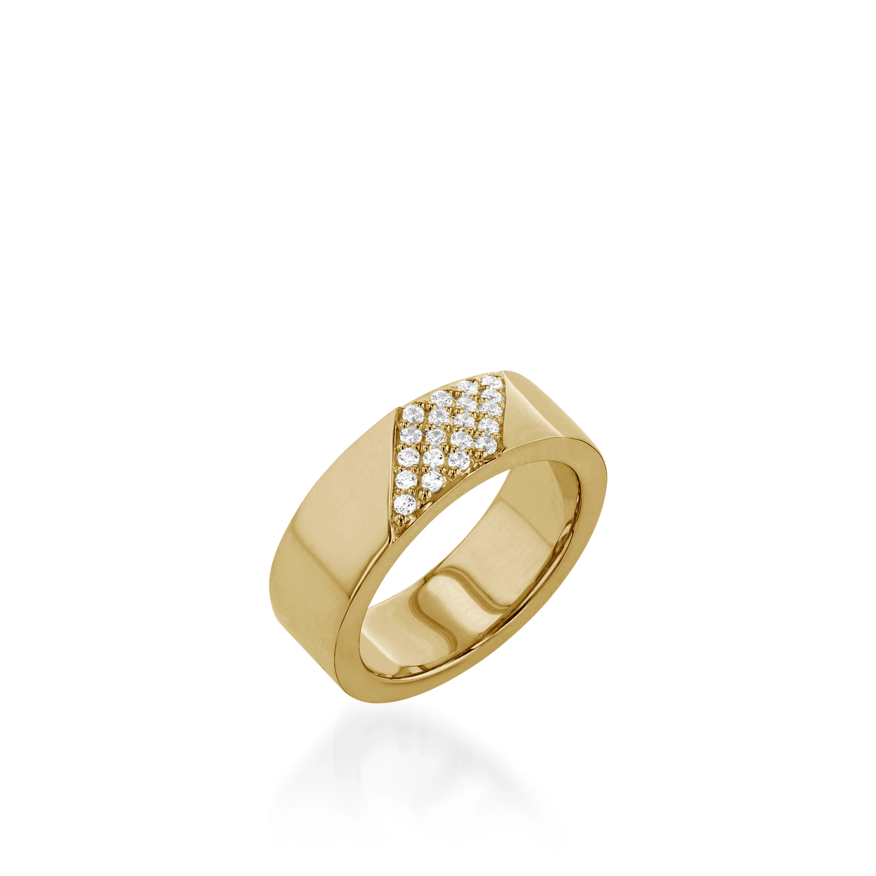 Havana Pave Diamond Ring