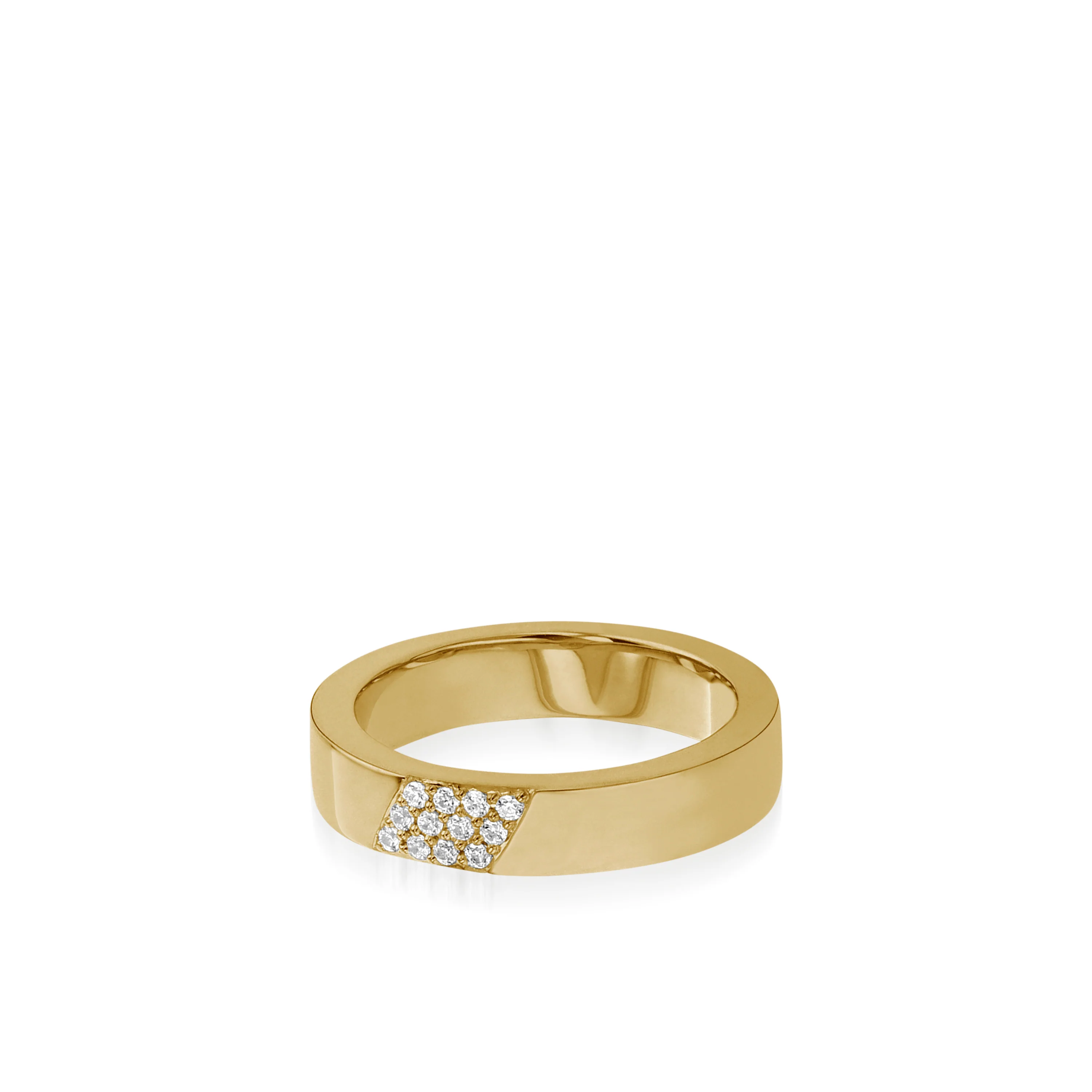 Havana Pave Diamond Stack Ring - Image 2