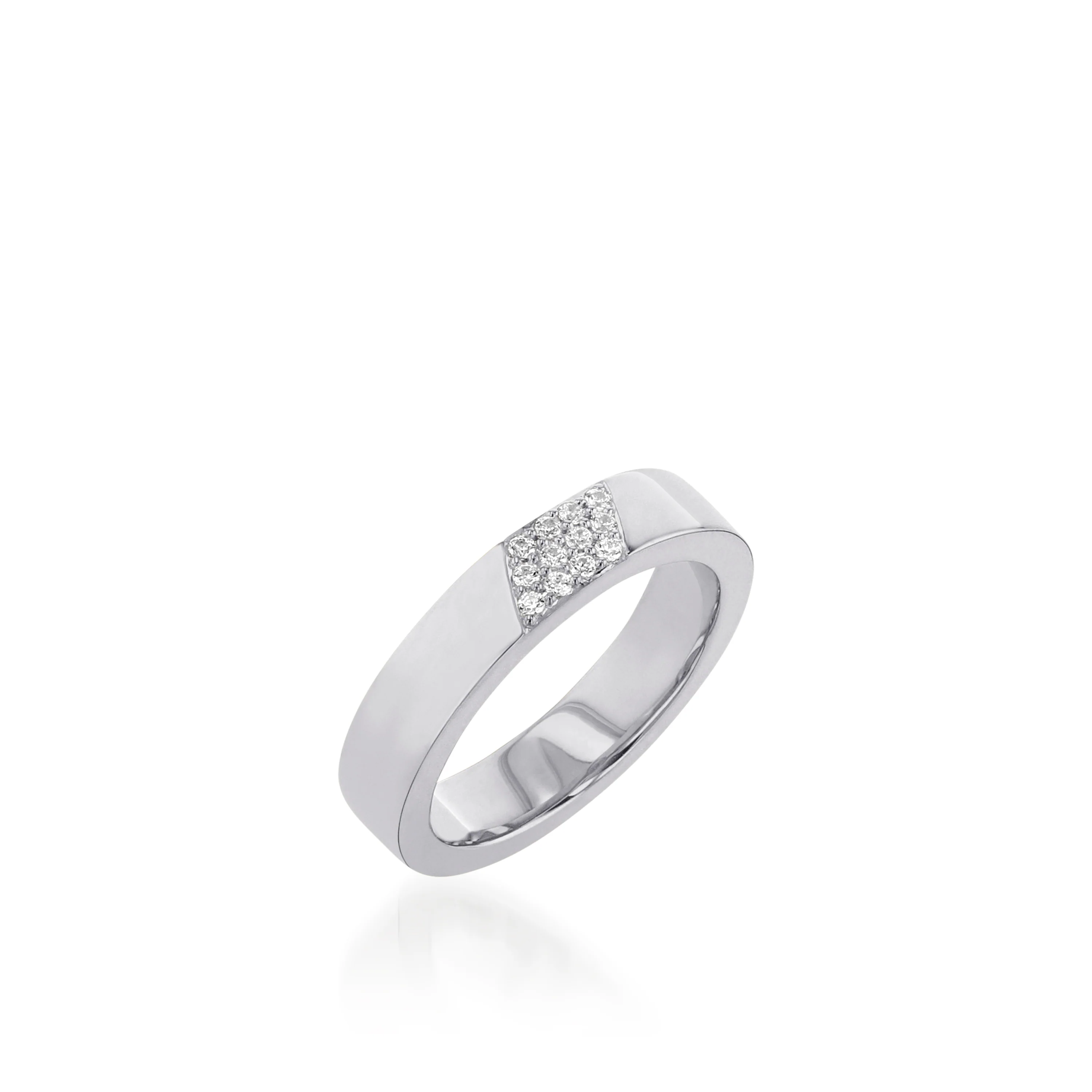 Havana Pave Diamond Stack Ring - Image 3