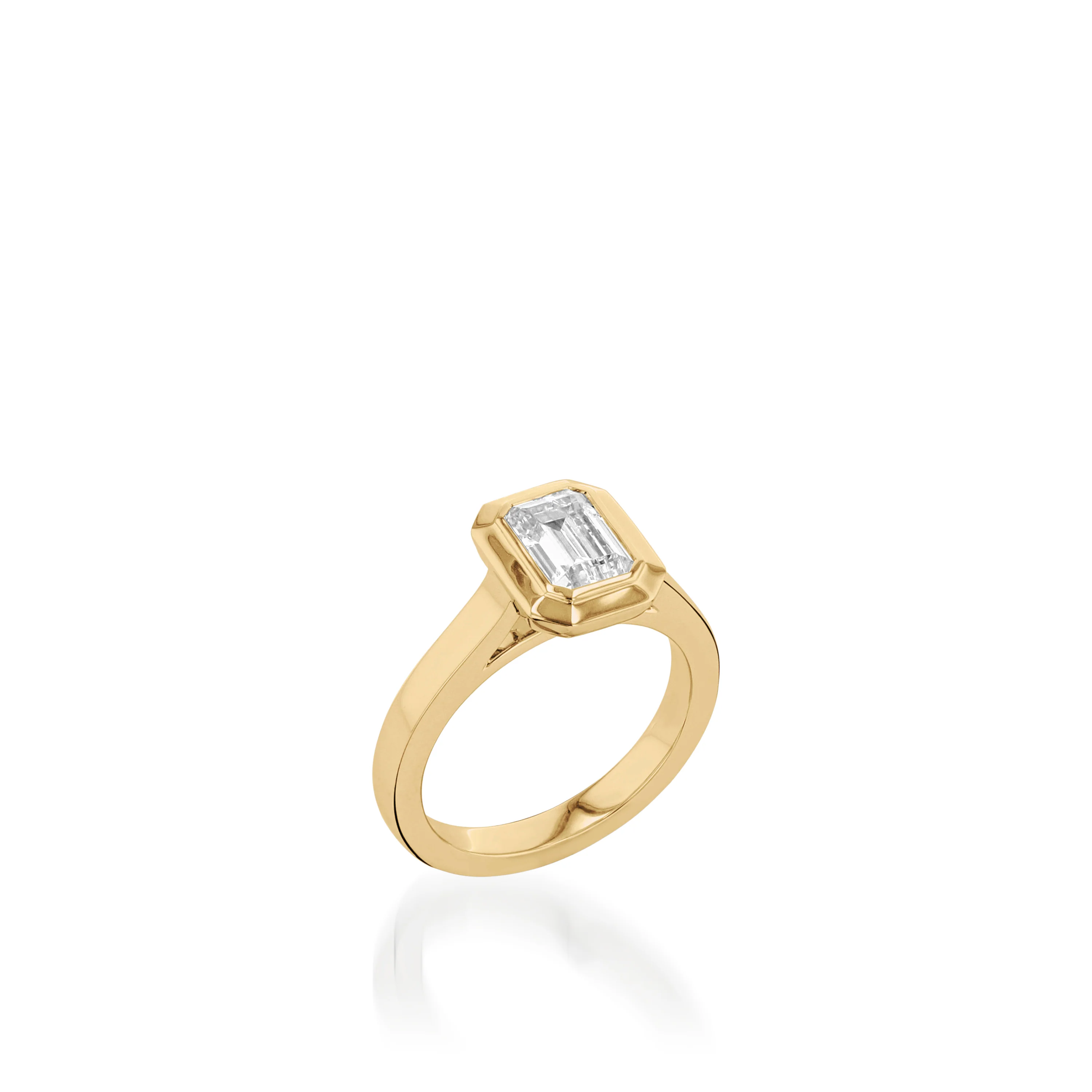 Haven Yellow Gold Engagement Ring - Image 3