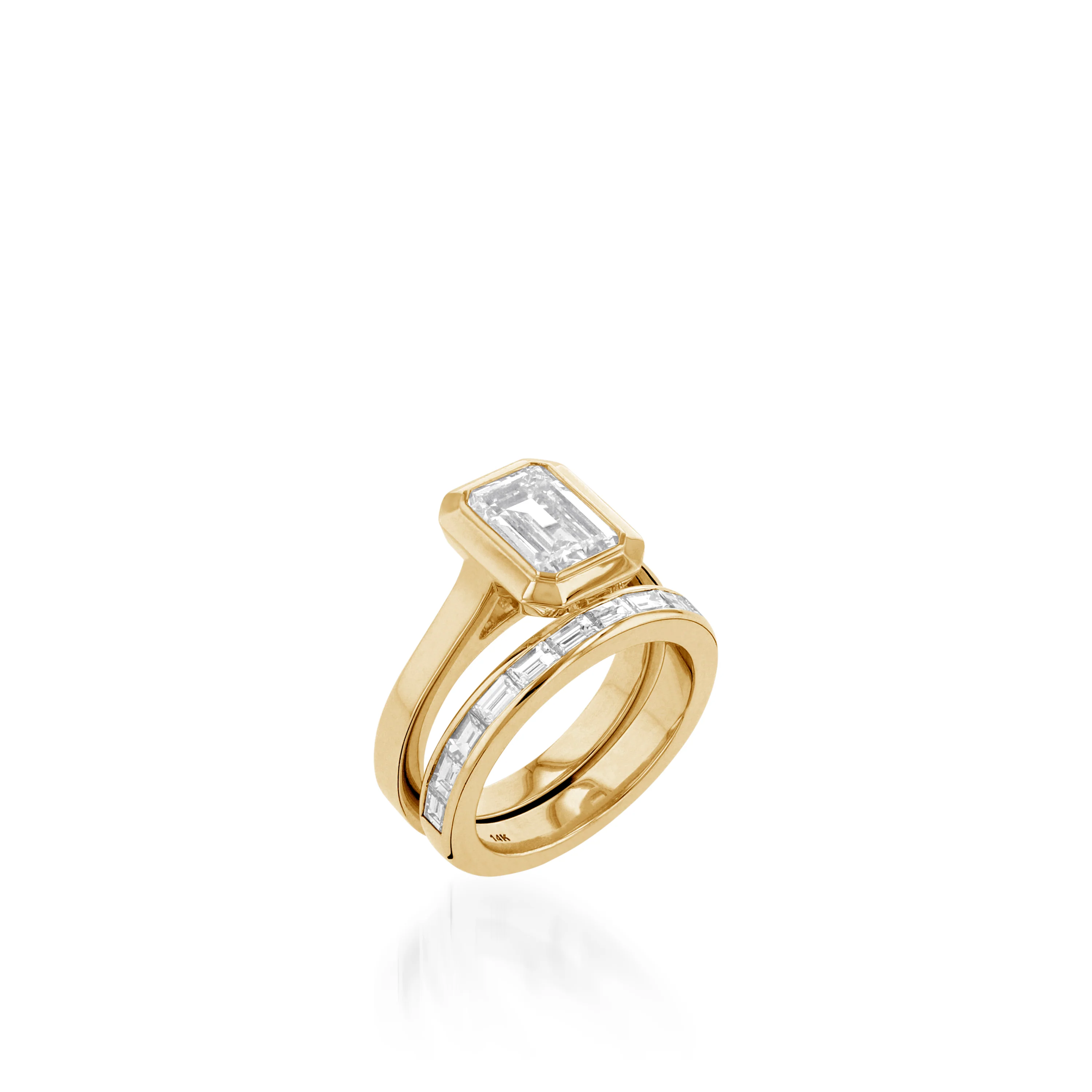Haven Yellow Gold Engagement Ring - Image 4